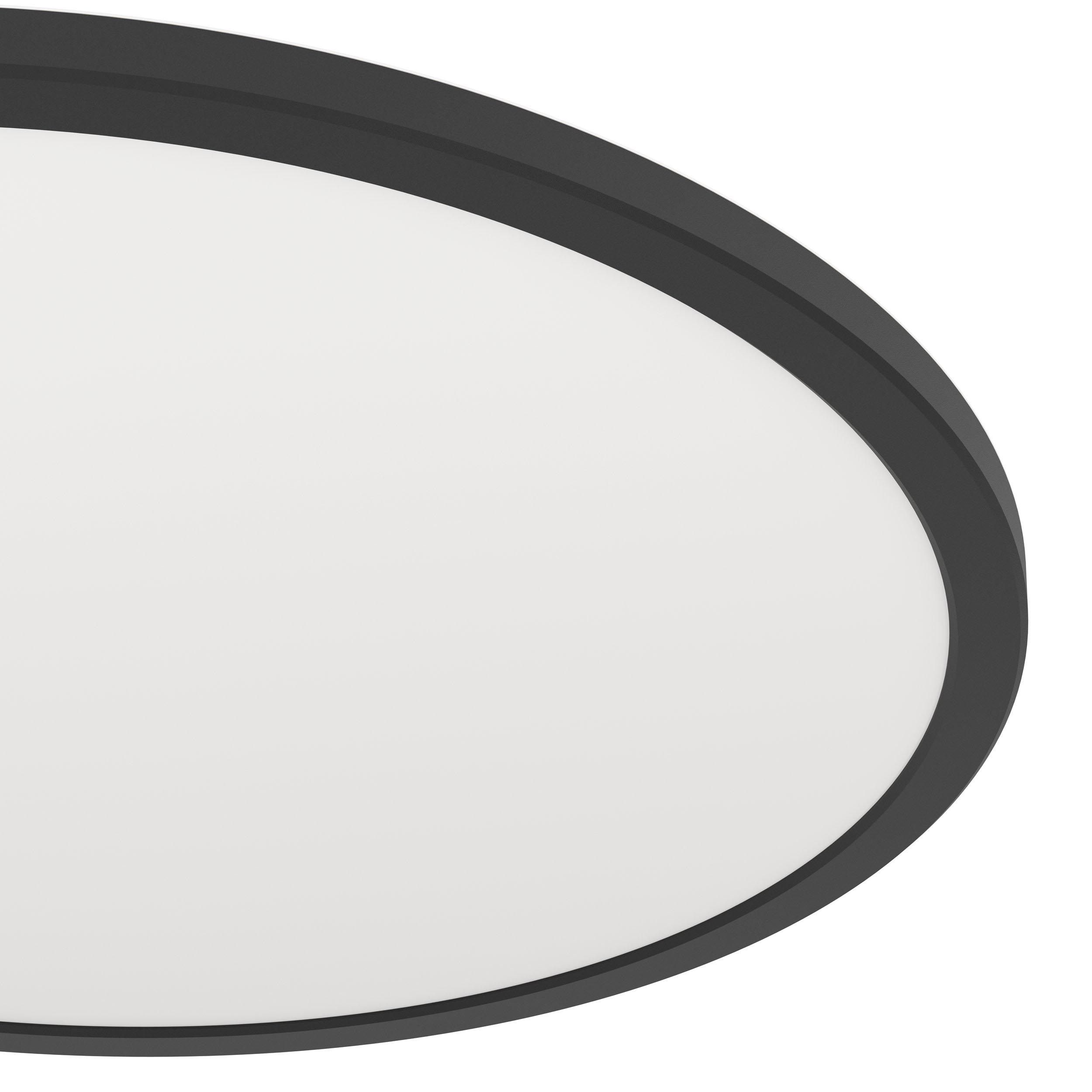 Plafonnier LED ROVITO noir Ø50cm