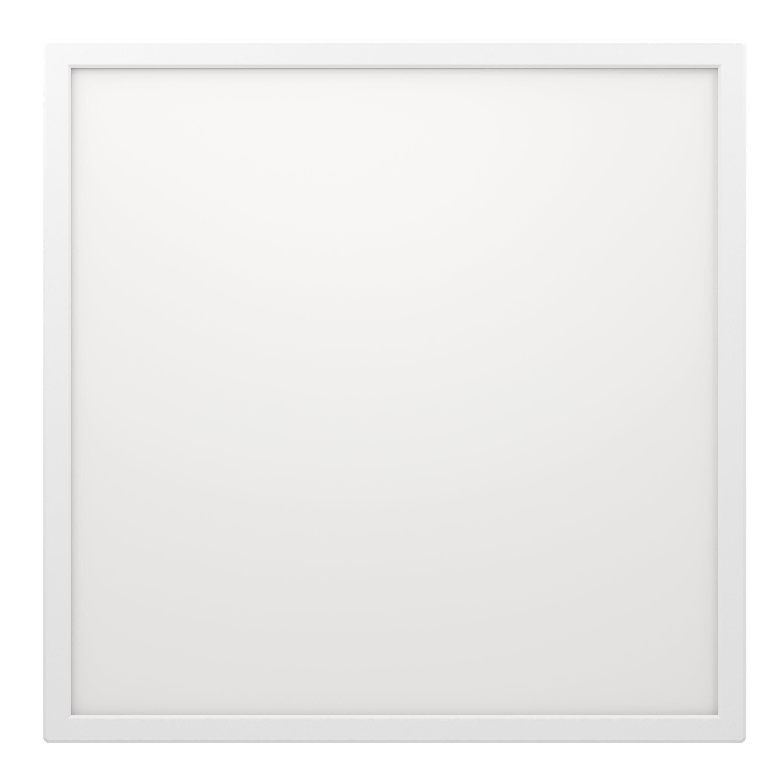 Plafonnier en plastique blanc ROVITO LED INT 17W