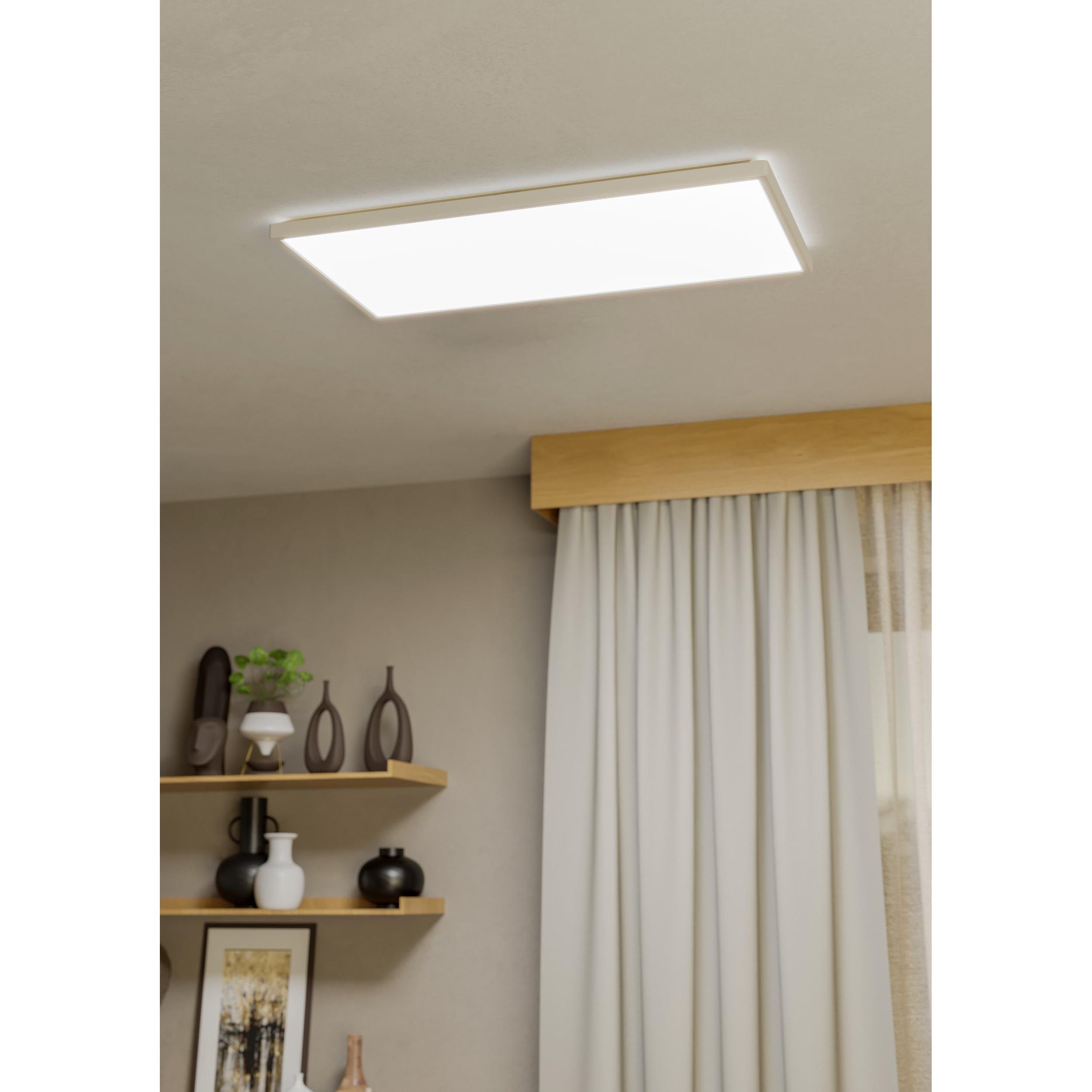 Plafonnier LED ROVITO blanc 57x30cm