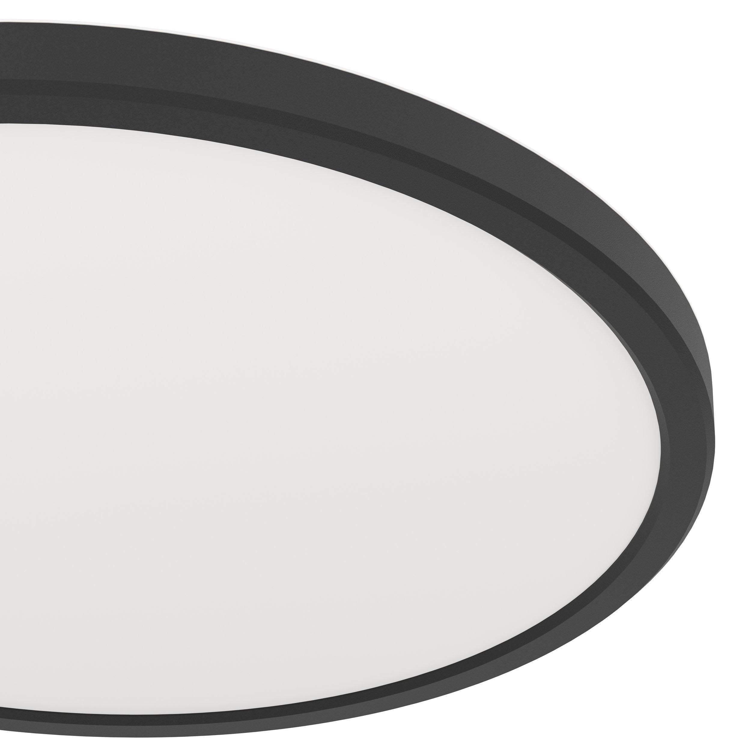 Plafonnier LED ROVITO-Z connecté noir Ø30cm