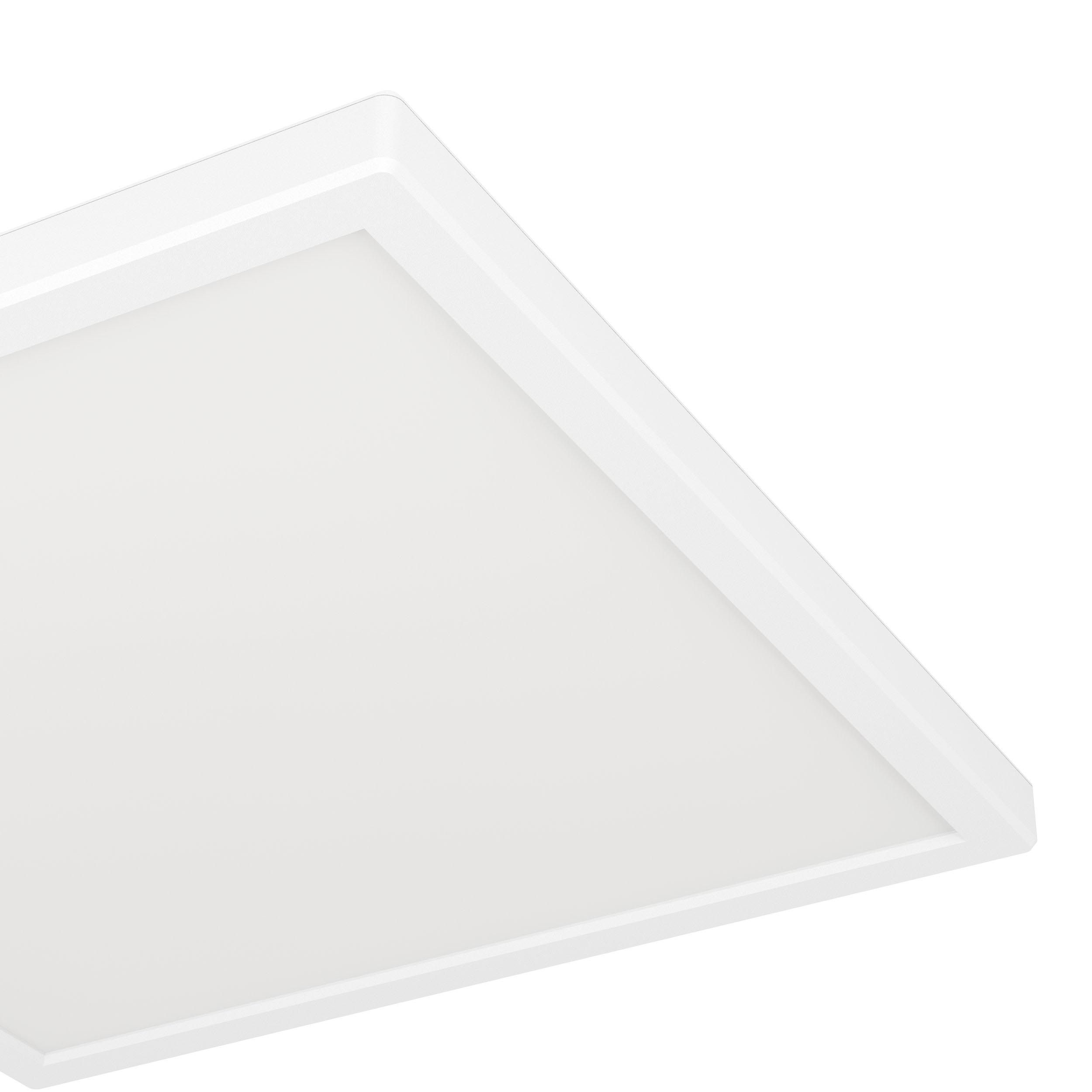 Plafonnier LED ROVITO-Z connecté blanc 29x29cm