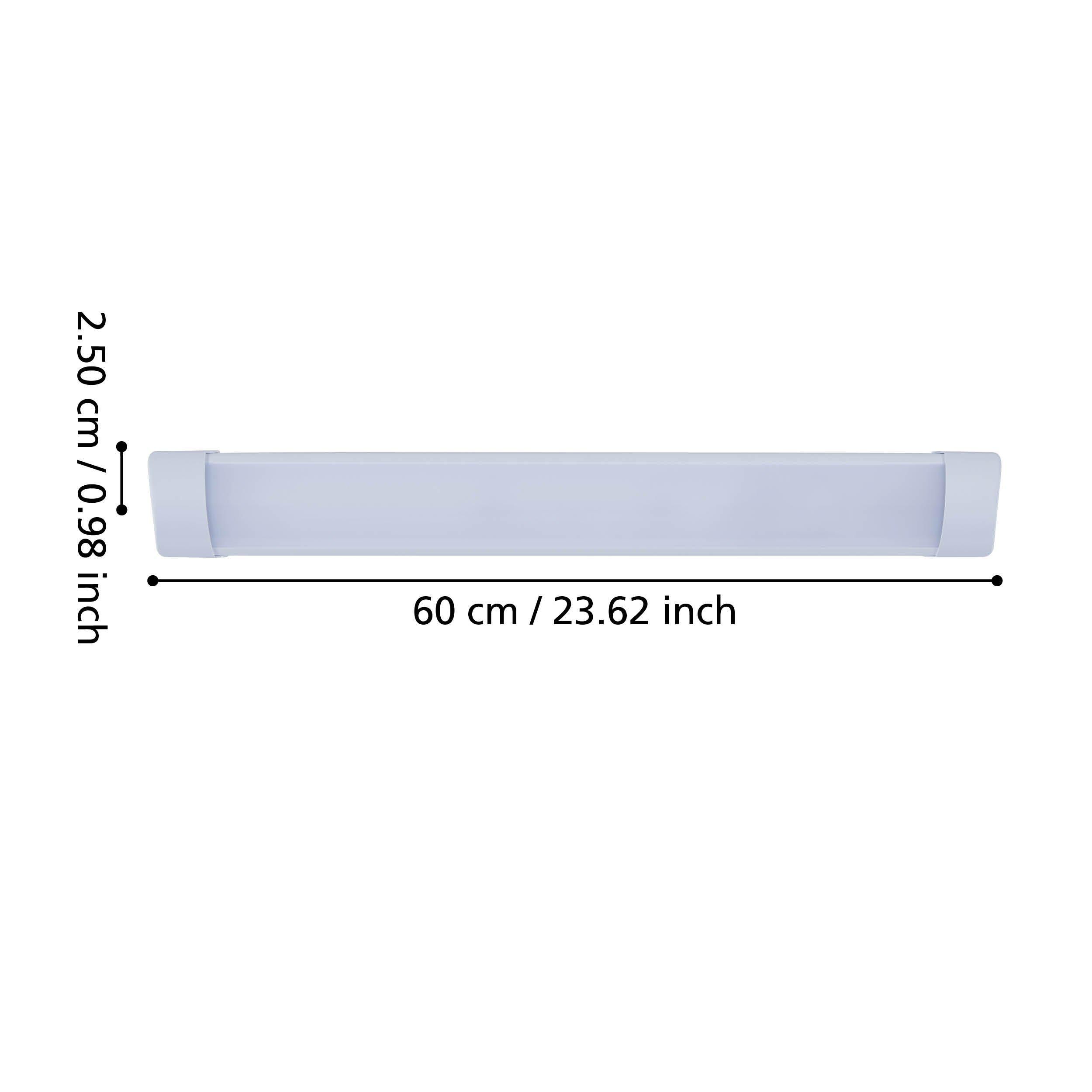 Plafonnier LED SICCIAROTTA blanc H2cm