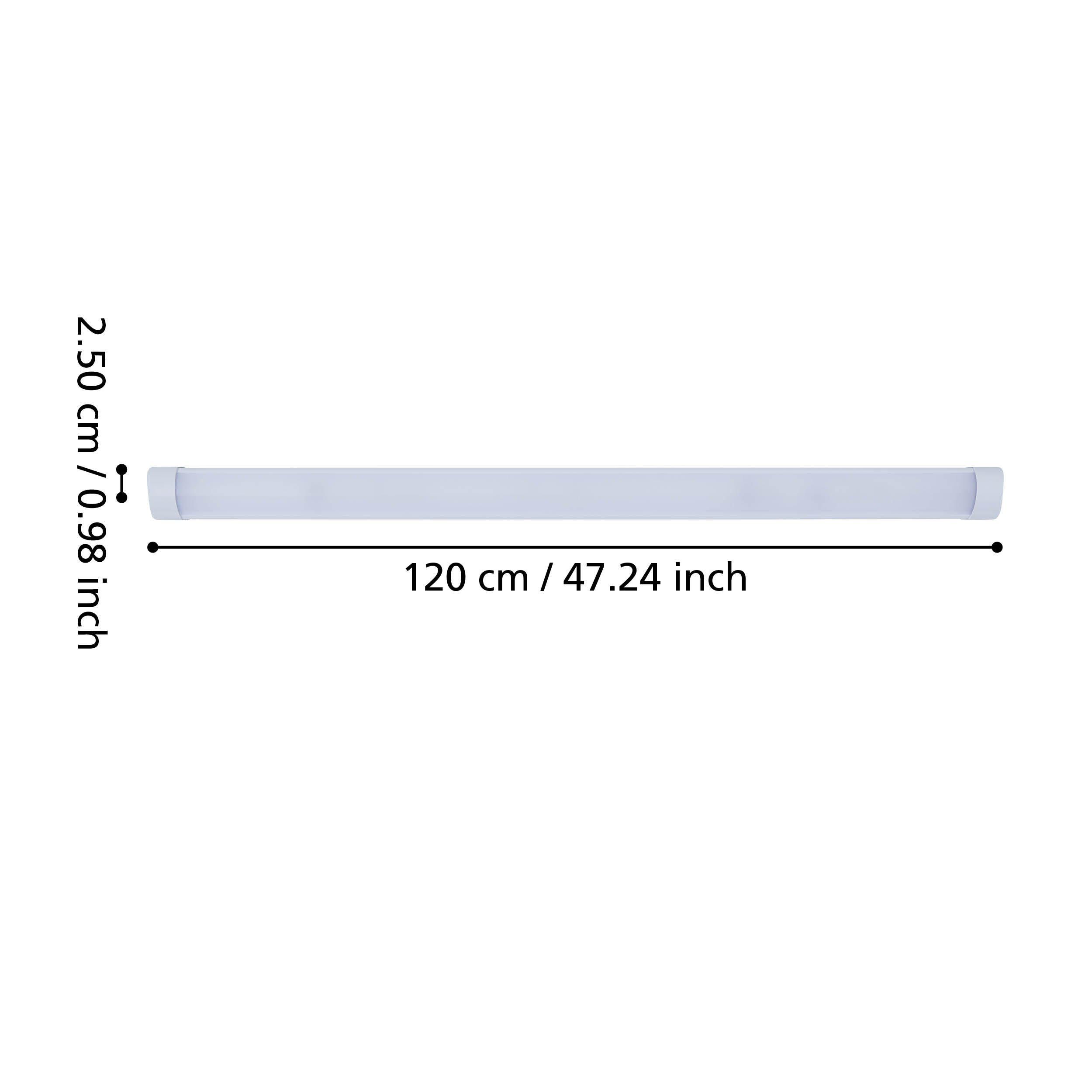 Plafonnier LED SICCIAROTTA blanc H2cm