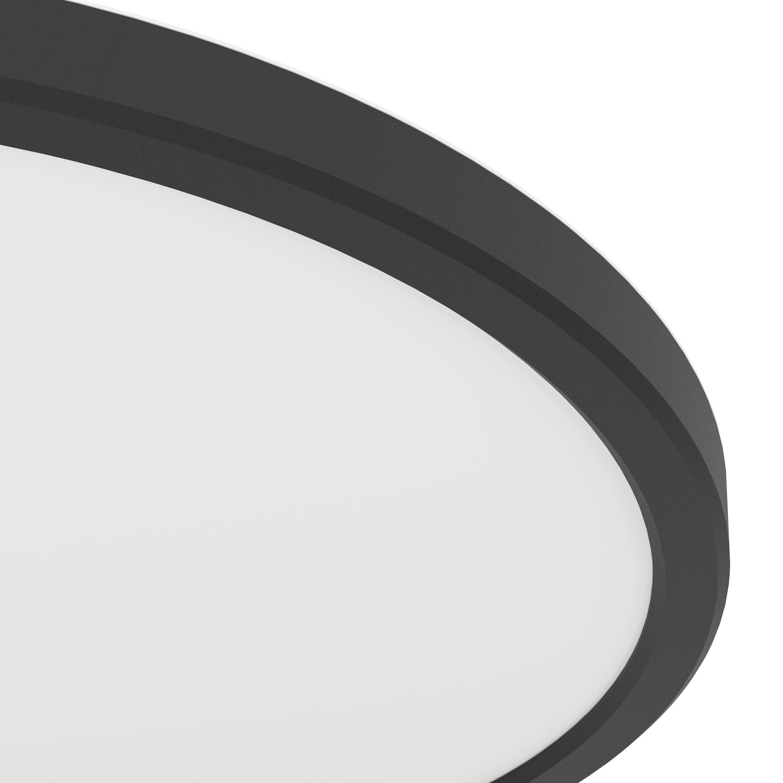 Plafonnier LED MINERARIO noir Ø30cm