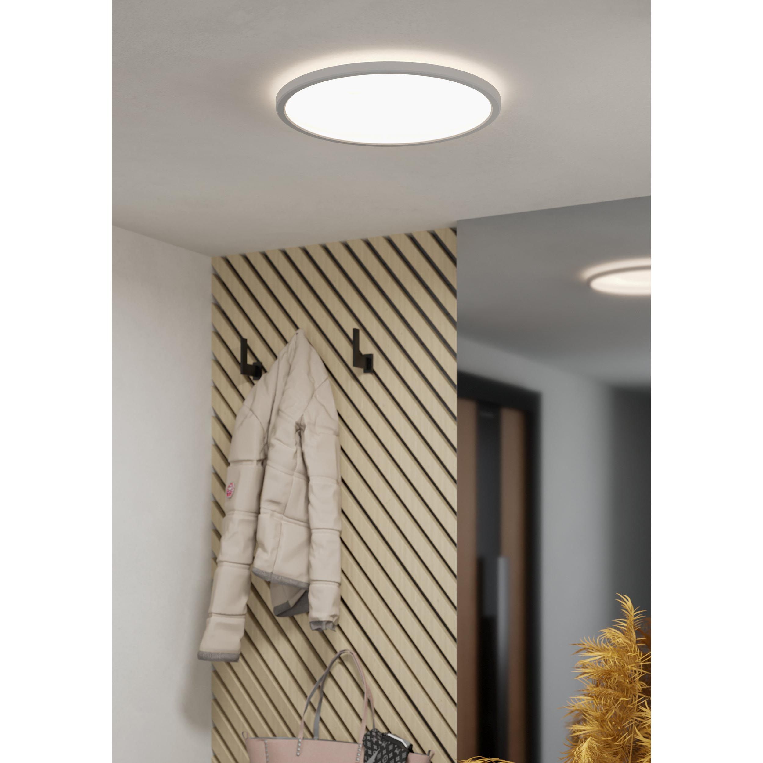 Plafonnier LED MINERARIO noir Ø39cm