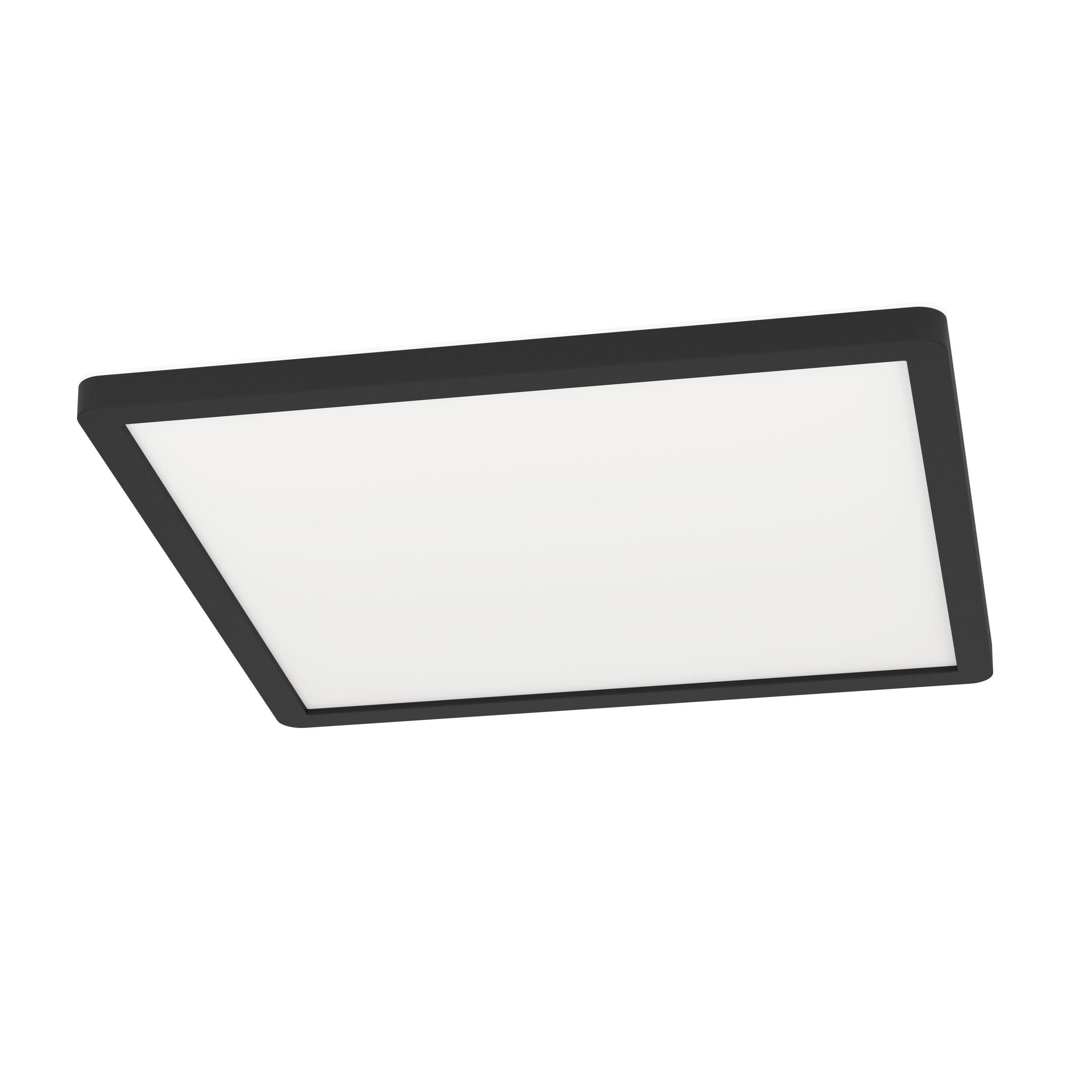 Plafonnier LED MINERARIO noir L29cm