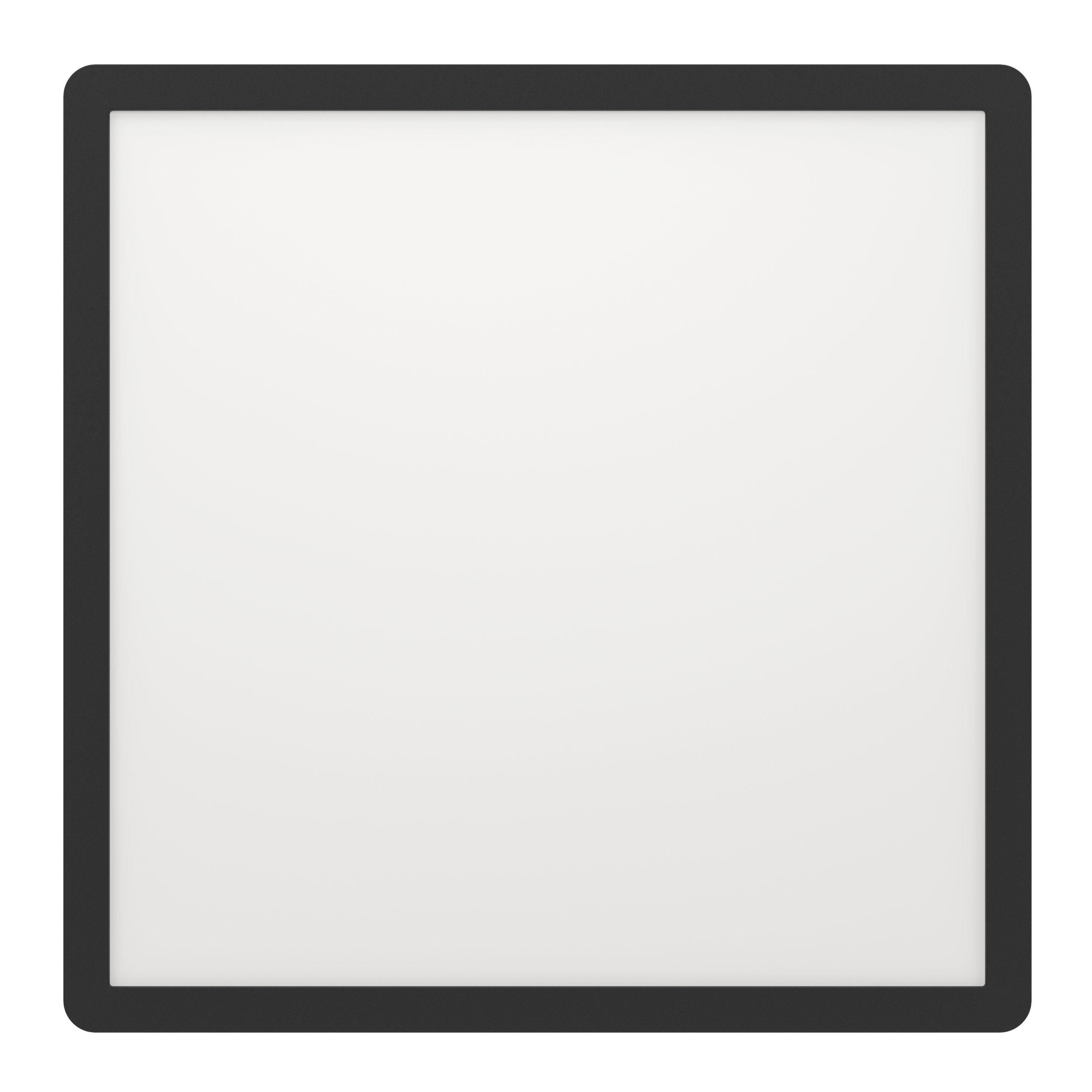 Plafonnier LED MINERARIO noir L29cm