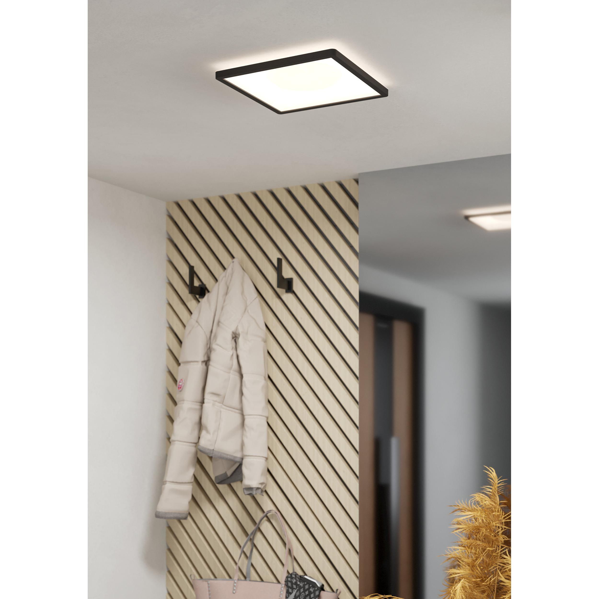 Plafonnier LED MINERARIO noir L29cm