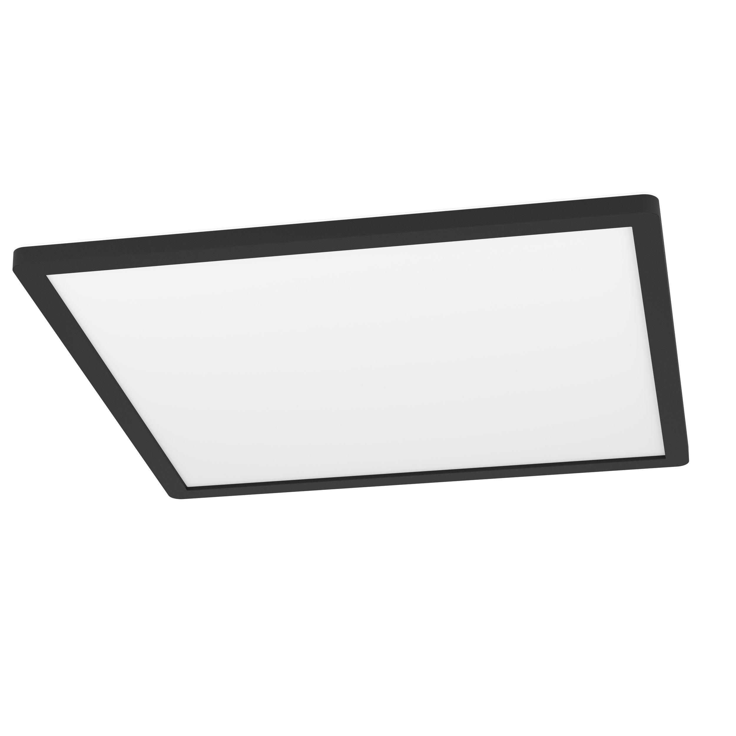 Plafonnier LED MINERARIO noir L39cm