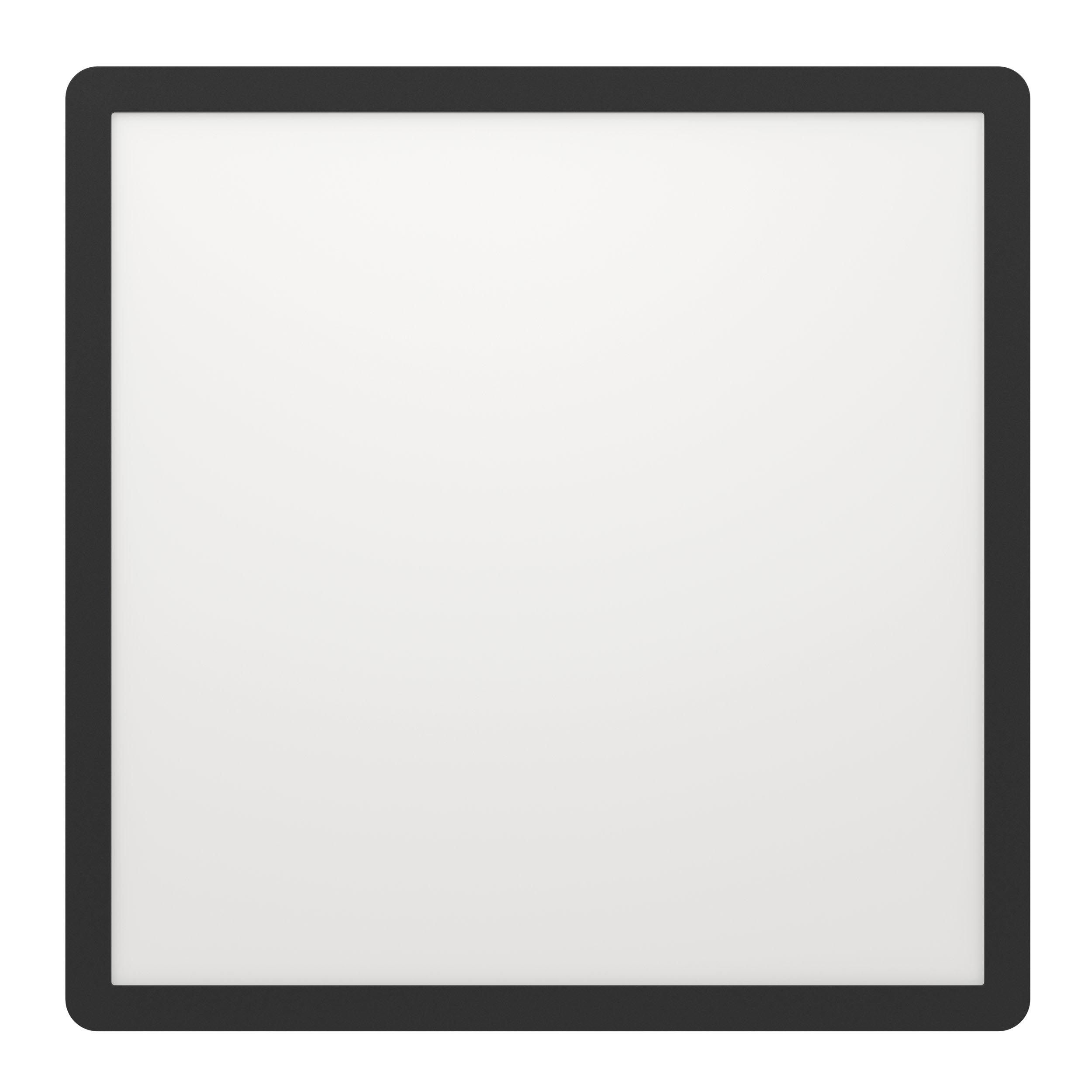 Plafonnier LED MINERARIO noir L39cm