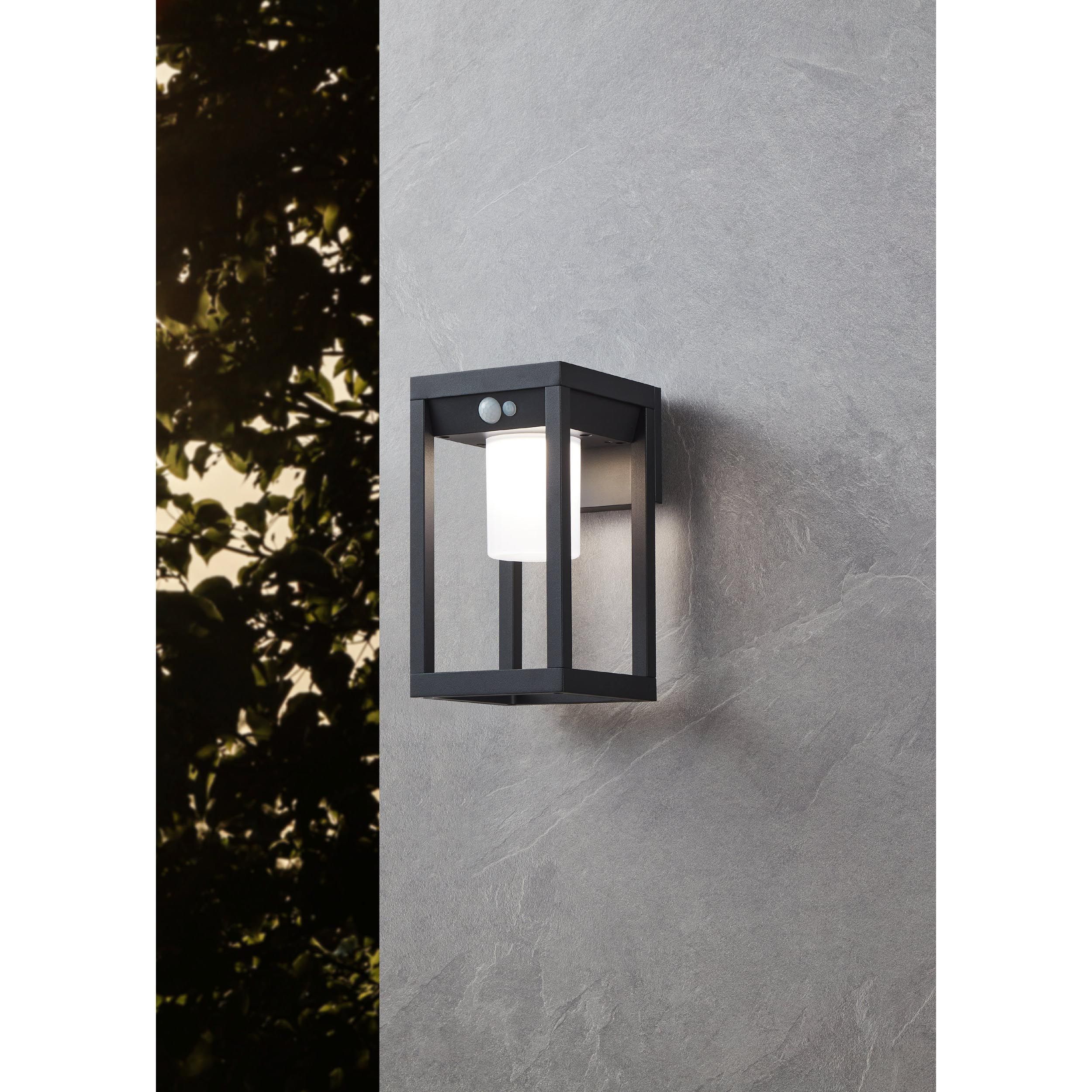 Applique extérieure LED MARTANO noir H27cm