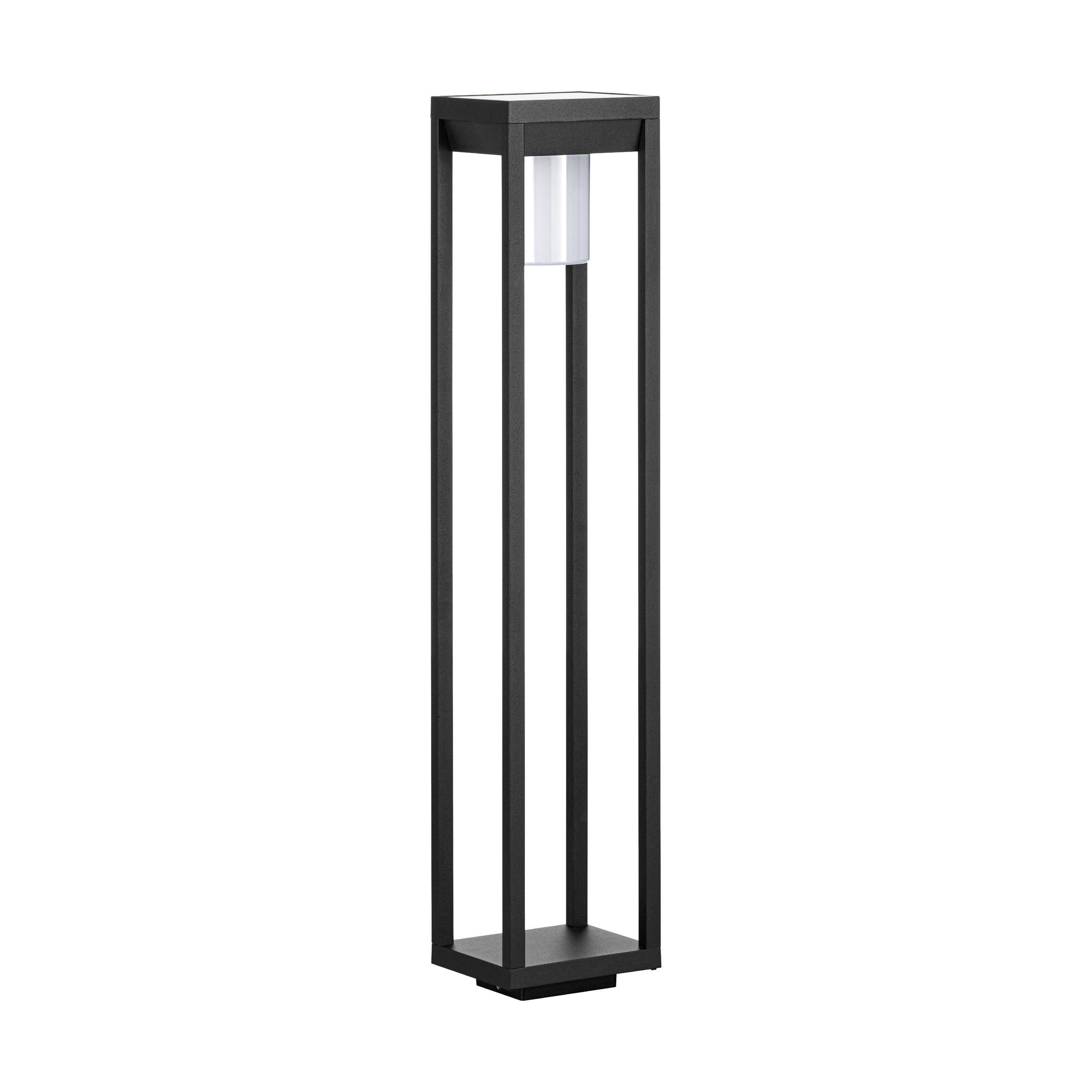 Potelet LED MARTANO noir H80cm