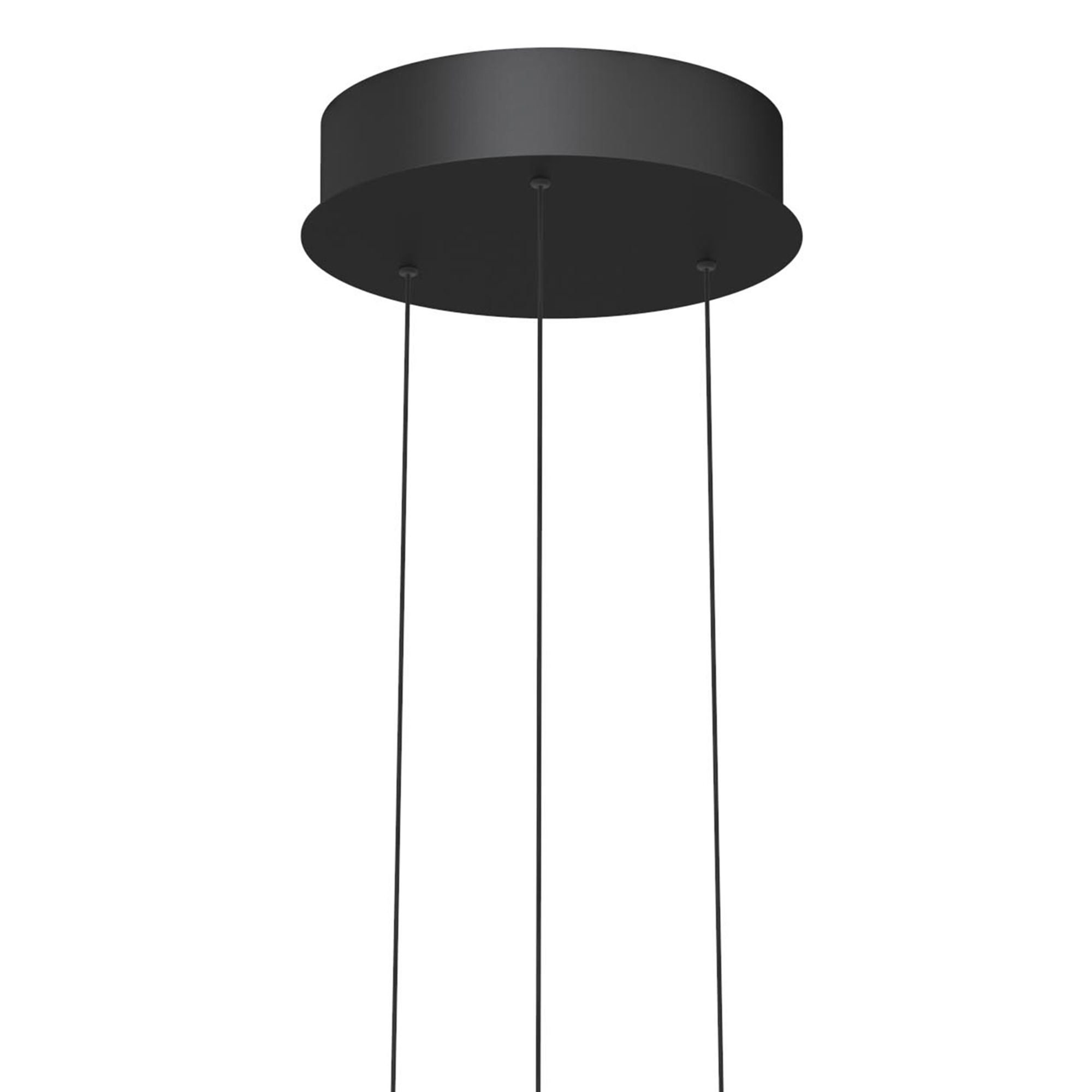 Suspension LED dimmable LINDAOLA noir Ø83cm