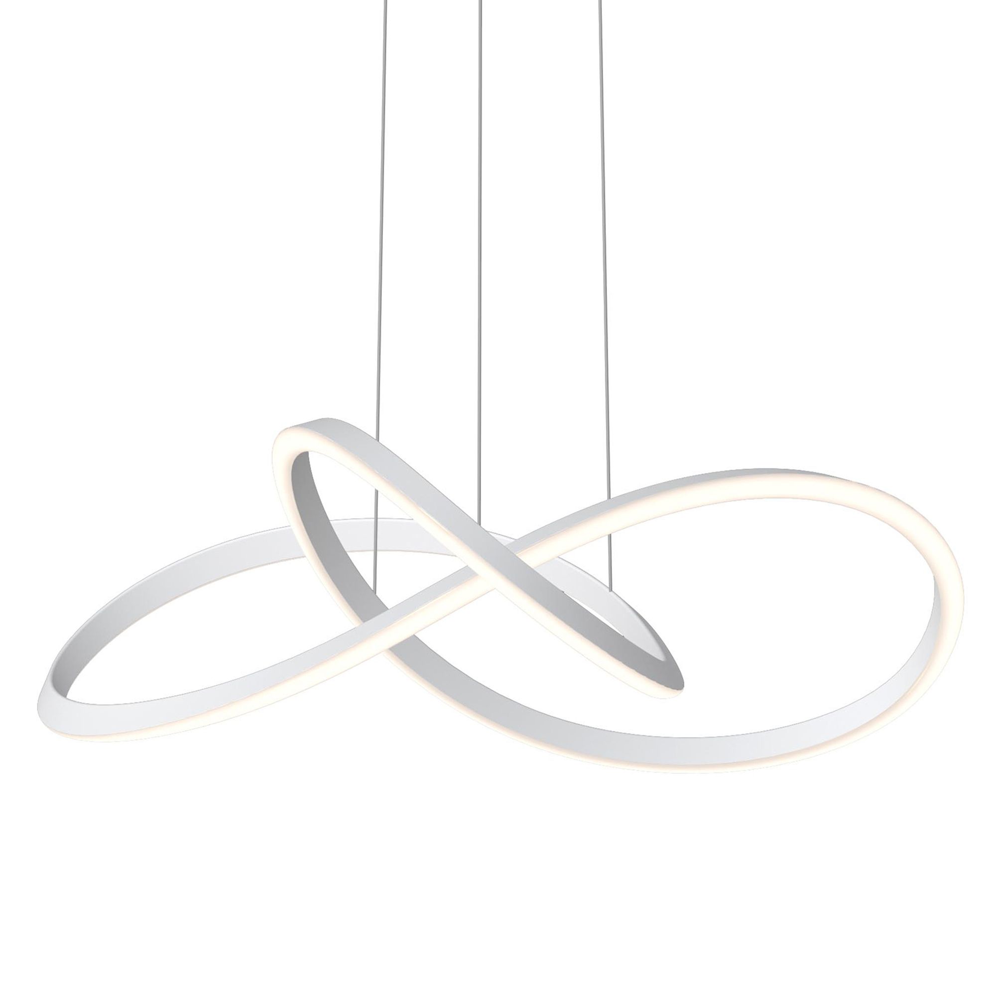 Suspension LED dimmable CEGLIE blanc Ø83cm
