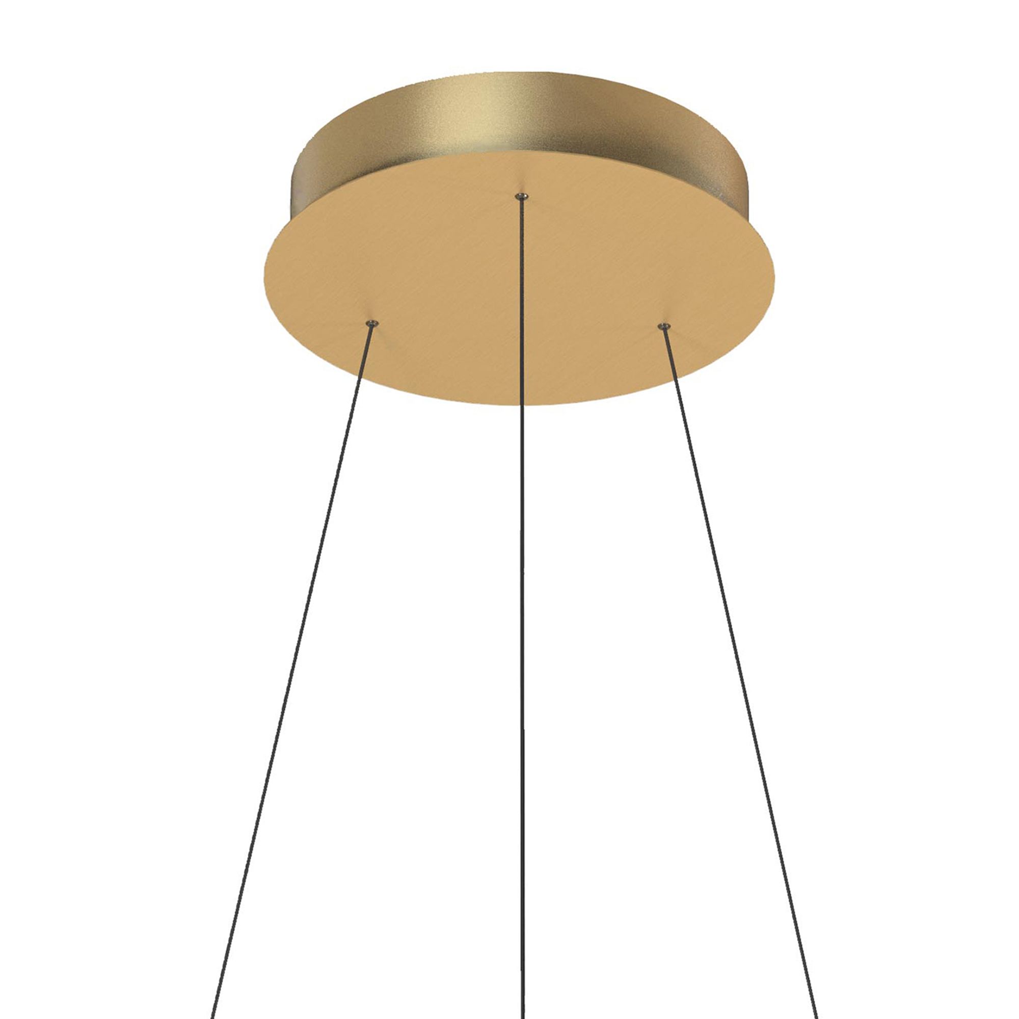 Suspension LED dimmable CEGLIE doré Ø80cm