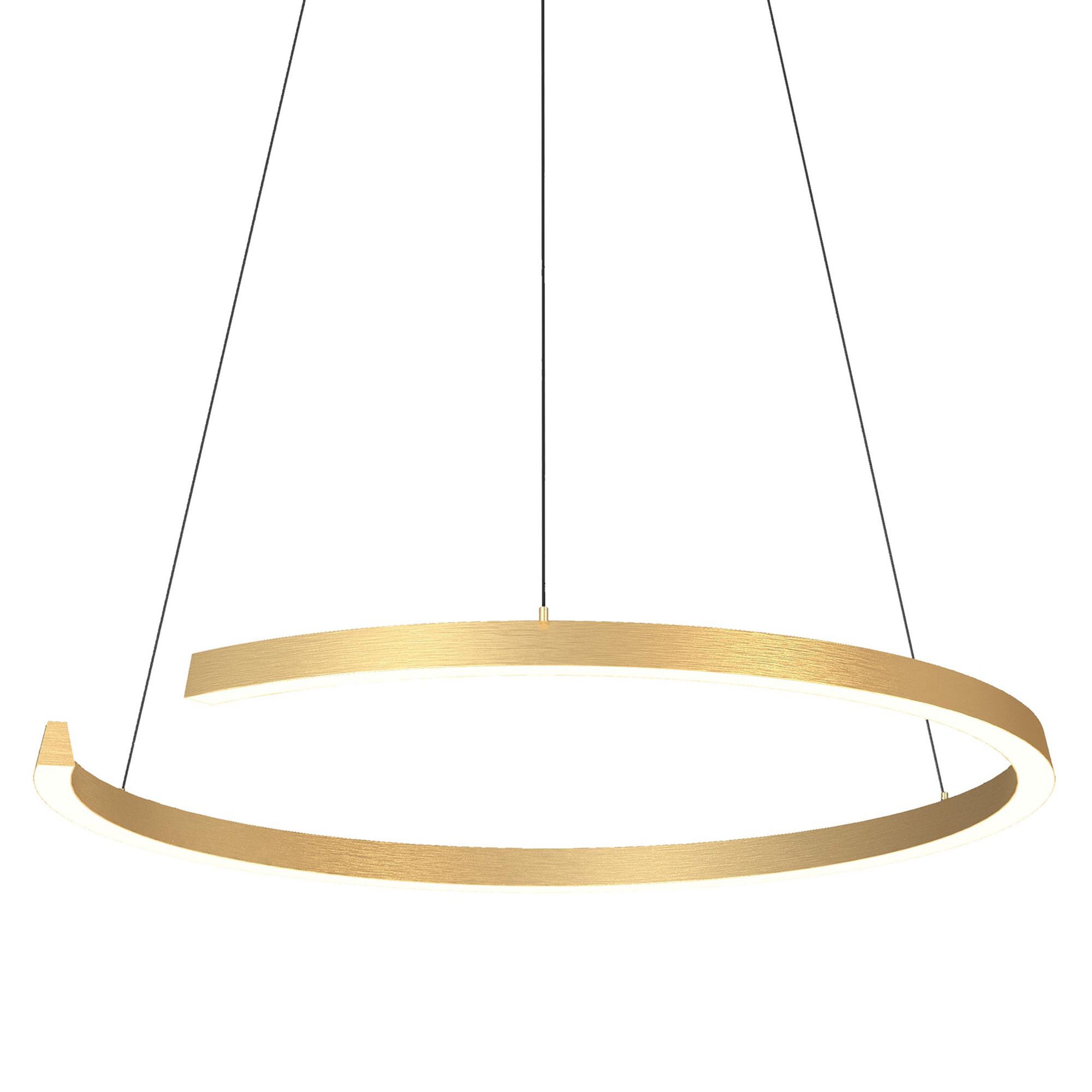 Suspension LED dimmable CEGLIE doré Ø80cm