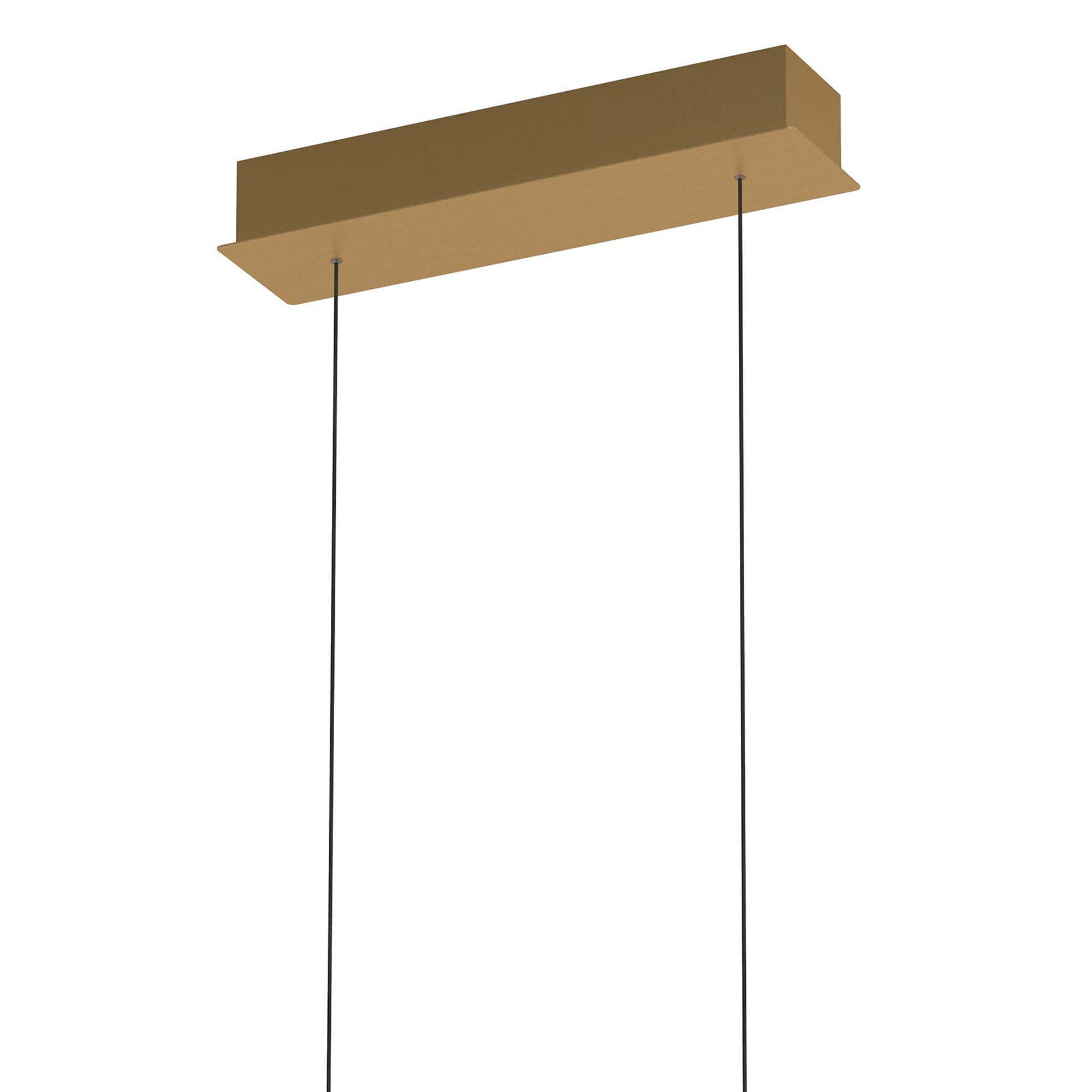 Suspension LED dimmable CATADAU doré brossé L150cm