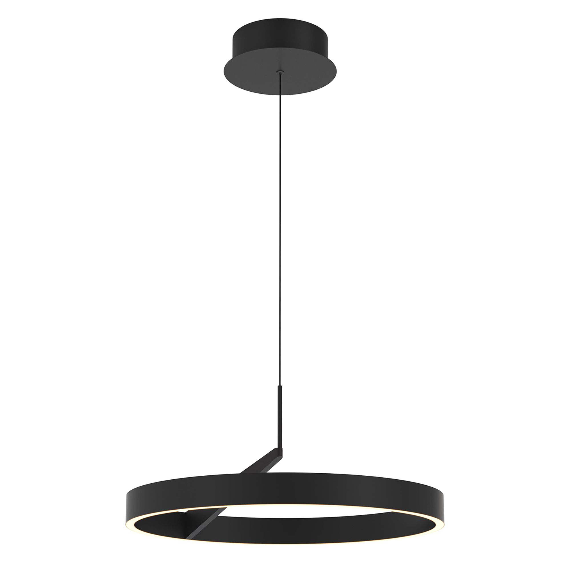Suspension LED dimmable CENICIENTOS noir Ø55cm