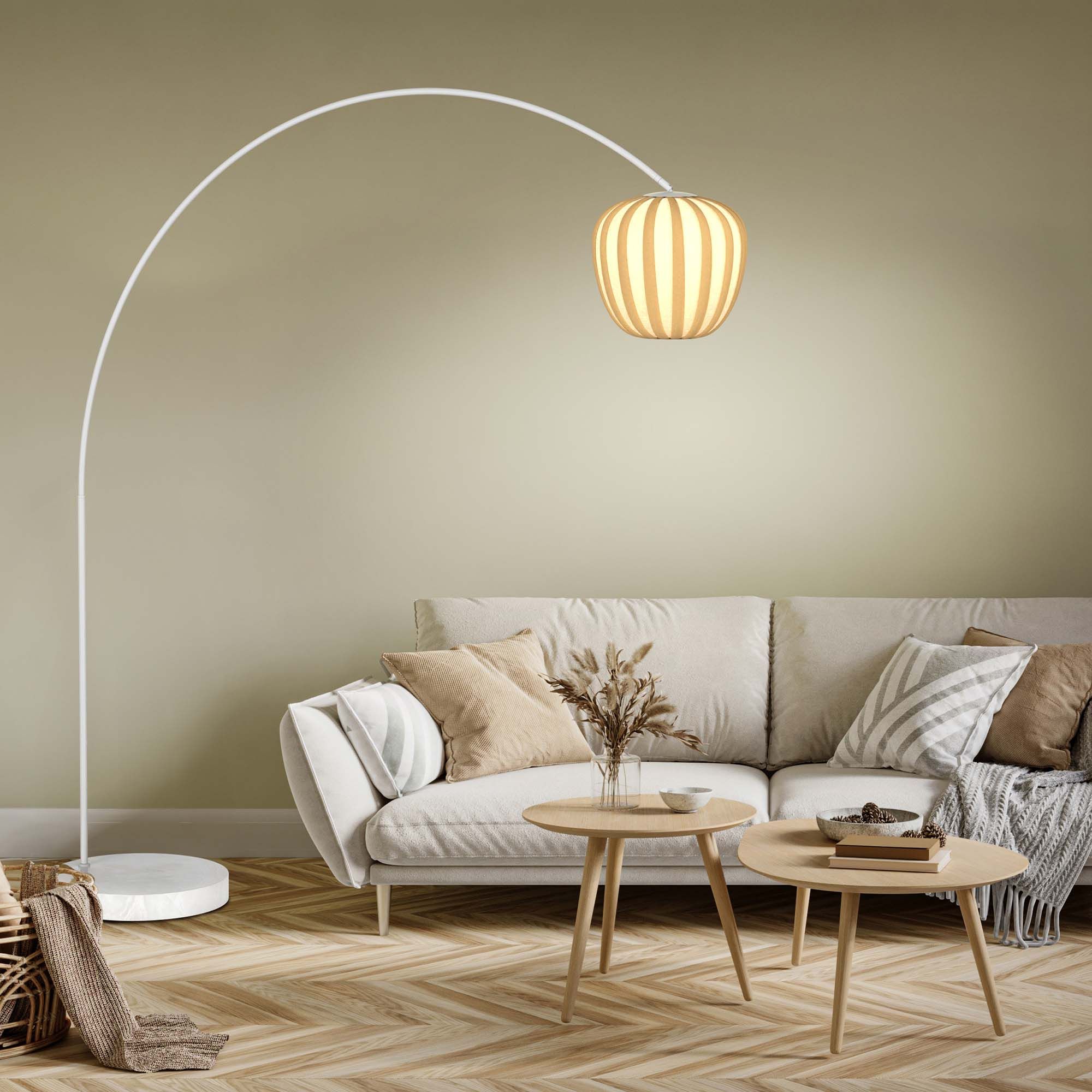 Lampadaire STERPARA effet bois H200cm