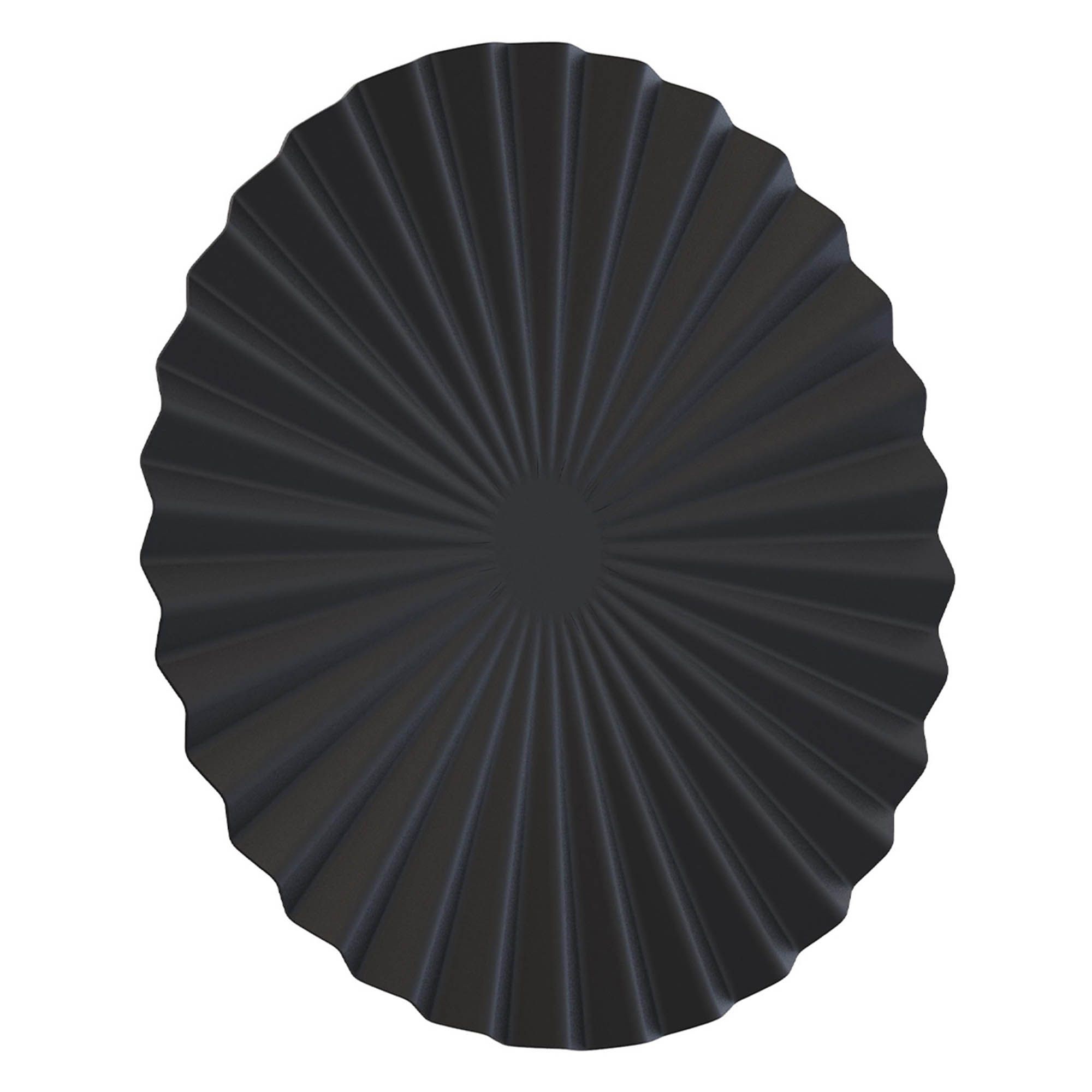 Applique LED dimmable PERALEJO noir Ø30cm