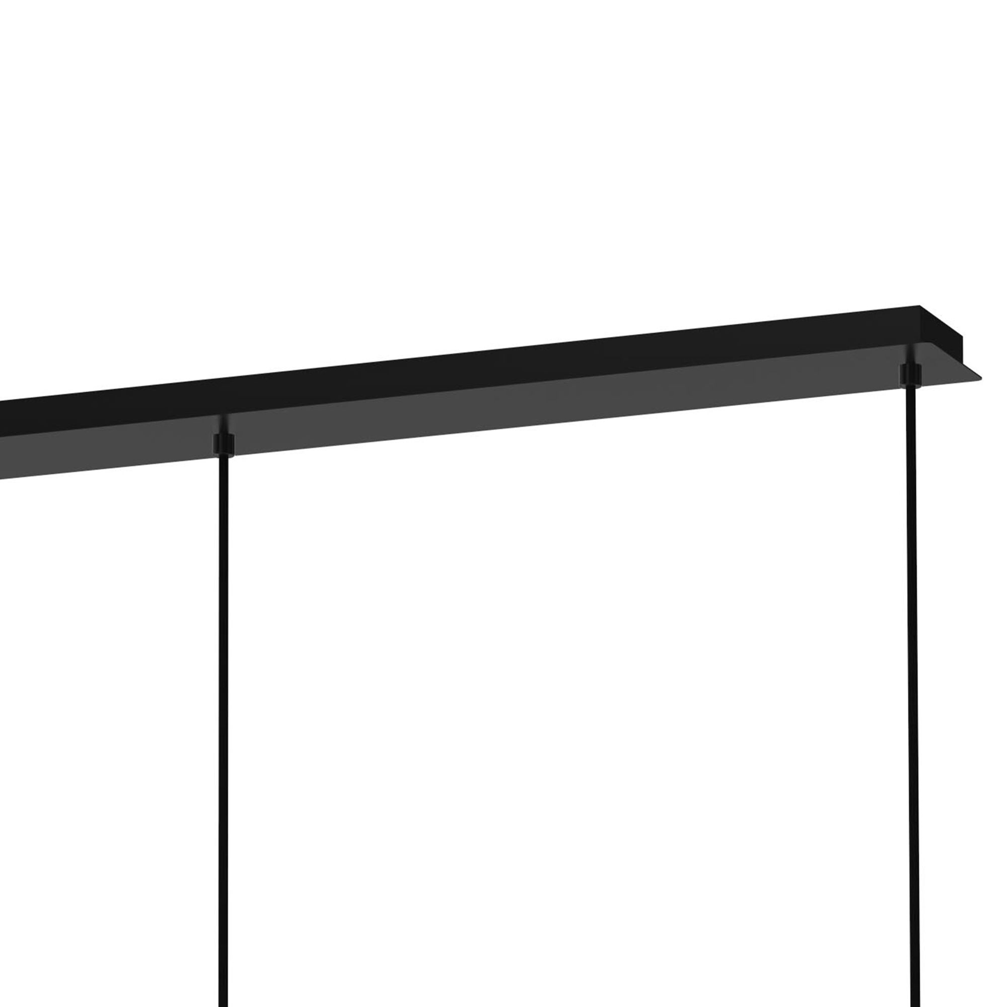 Suspension SCANDI verre opalin L120cm
