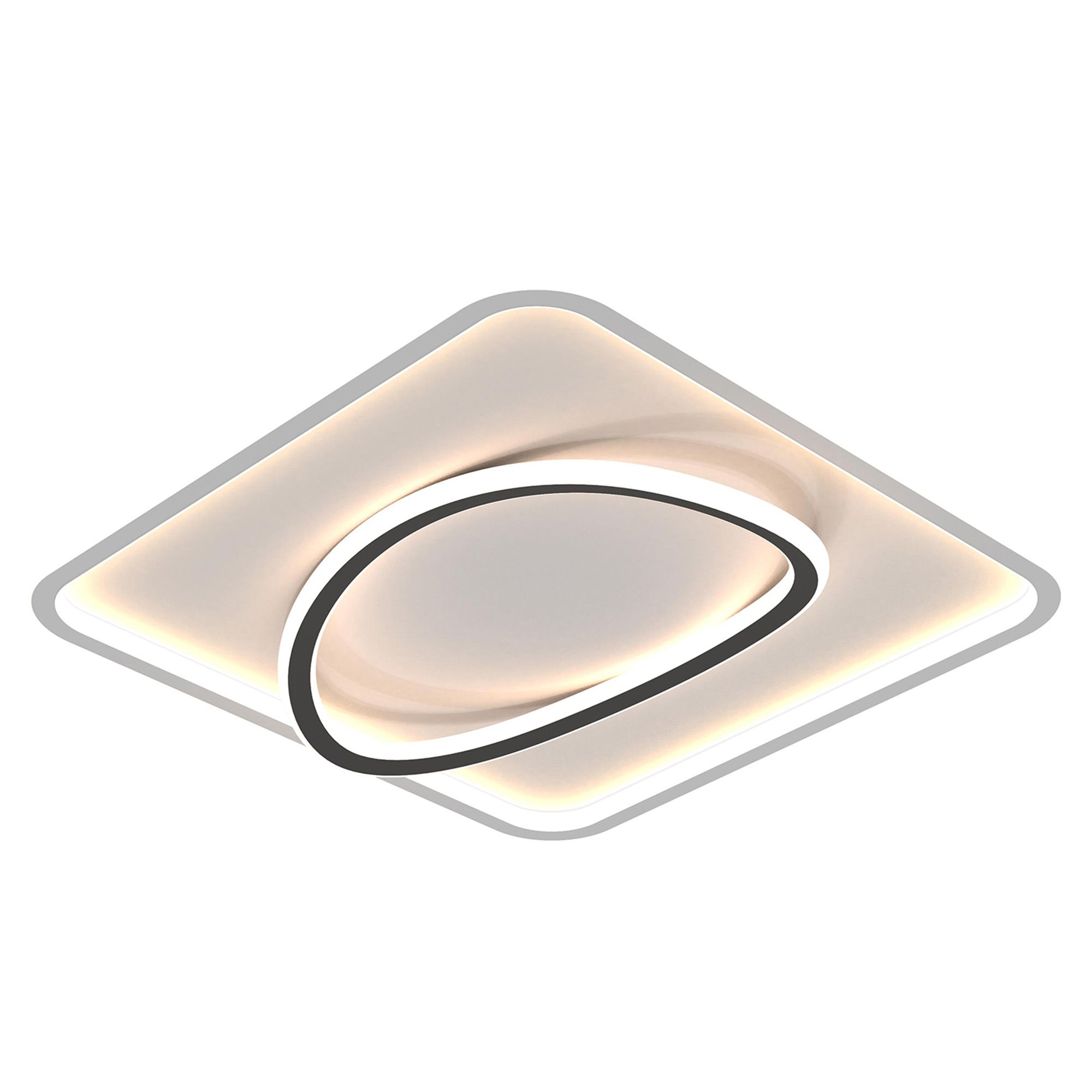 Plafonnier LED dimmable CEIL blanc 50x50cm