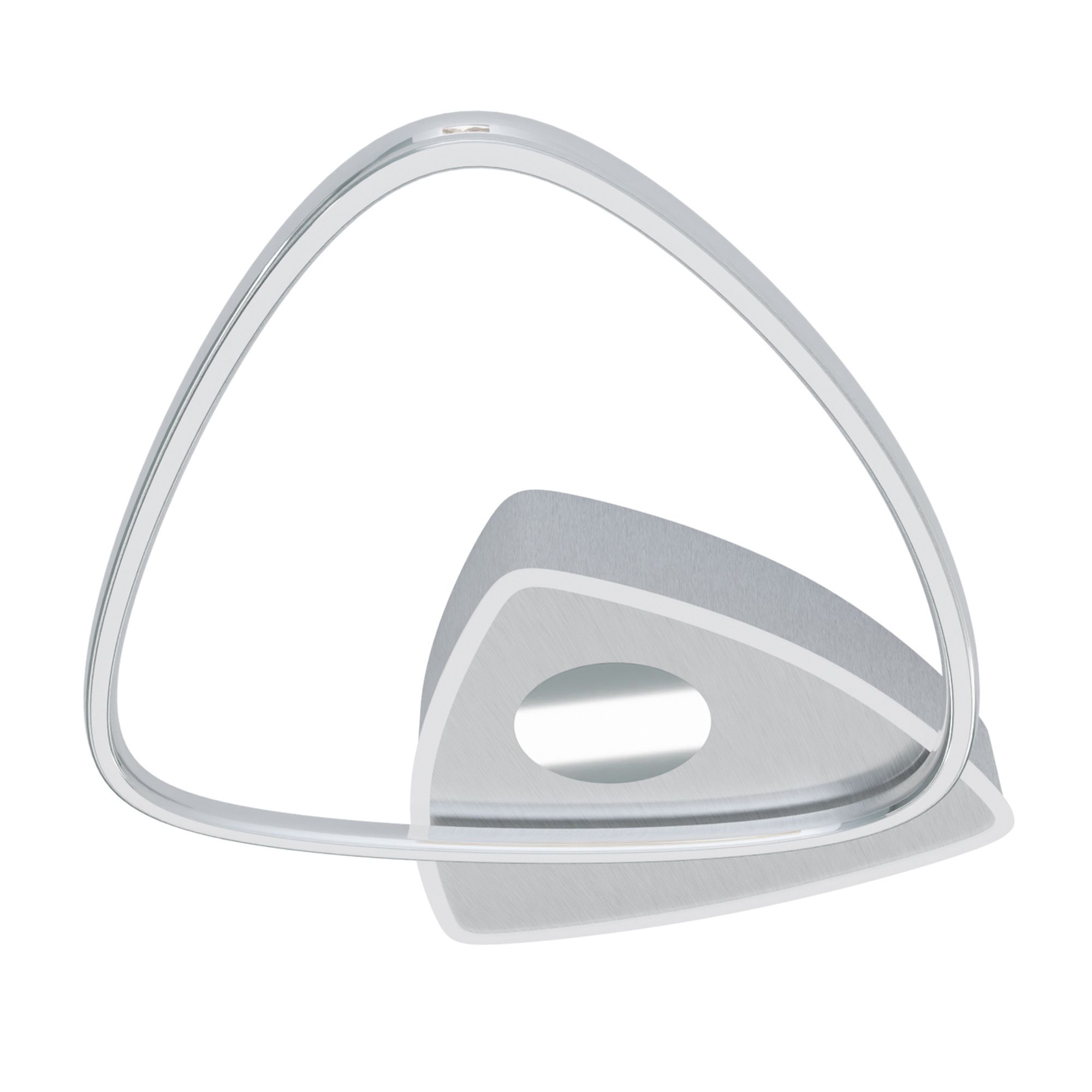 Plafonnier LED dimmable CEIL gris argenté Ø37cm