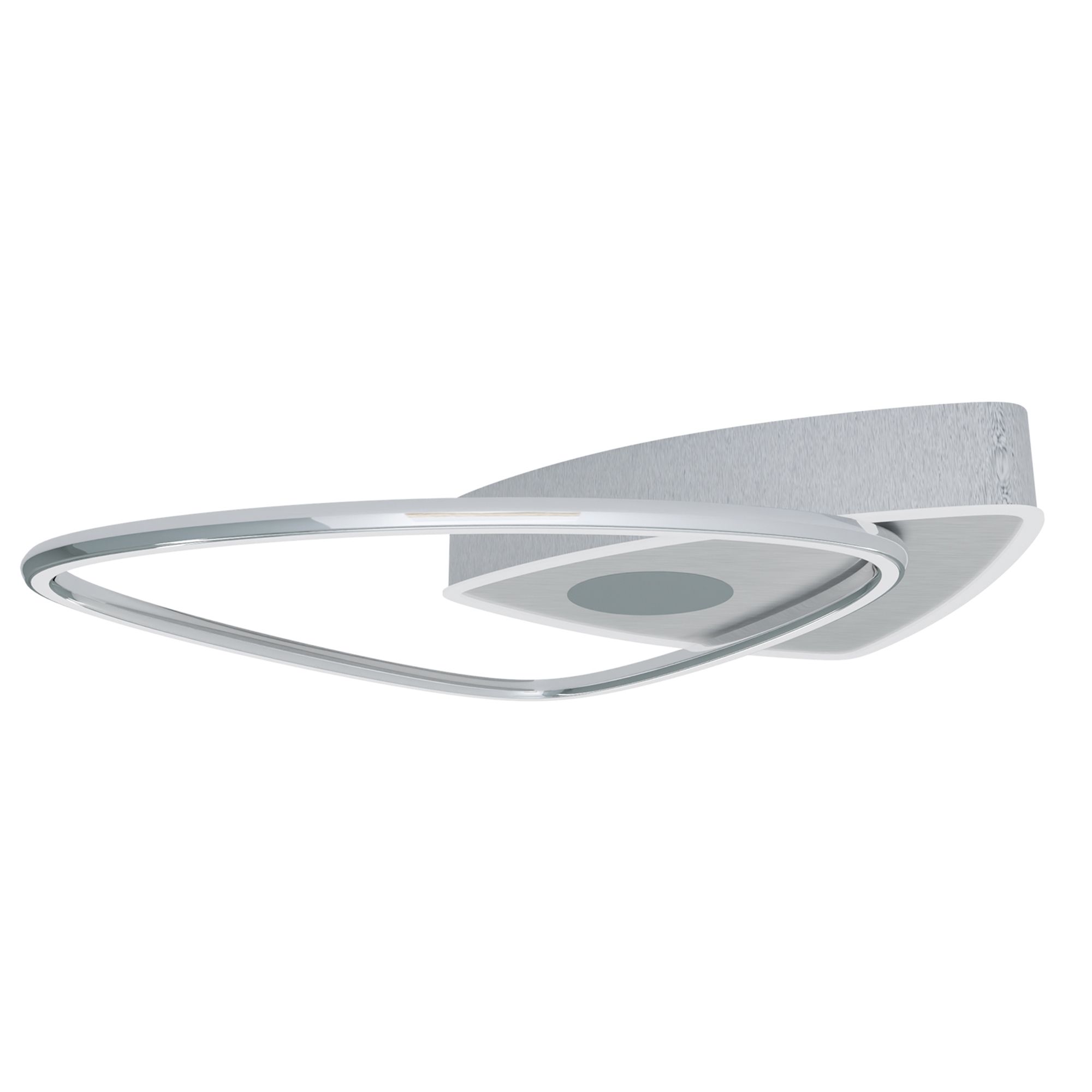 Plafonnier LED dimmable CEIL gris argenté Ø37cm
