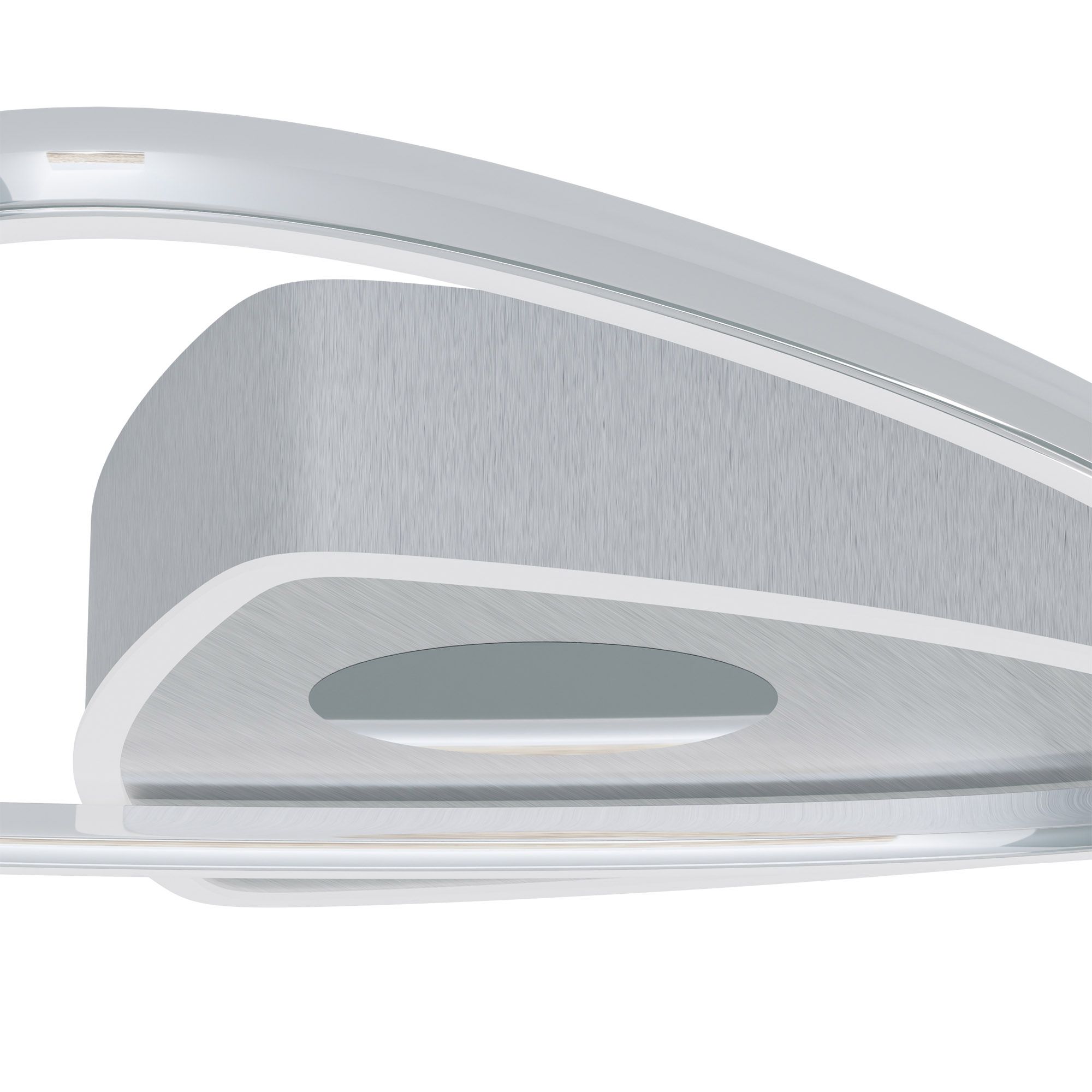 Plafonnier LED dimmable CEIL gris argenté Ø37cm