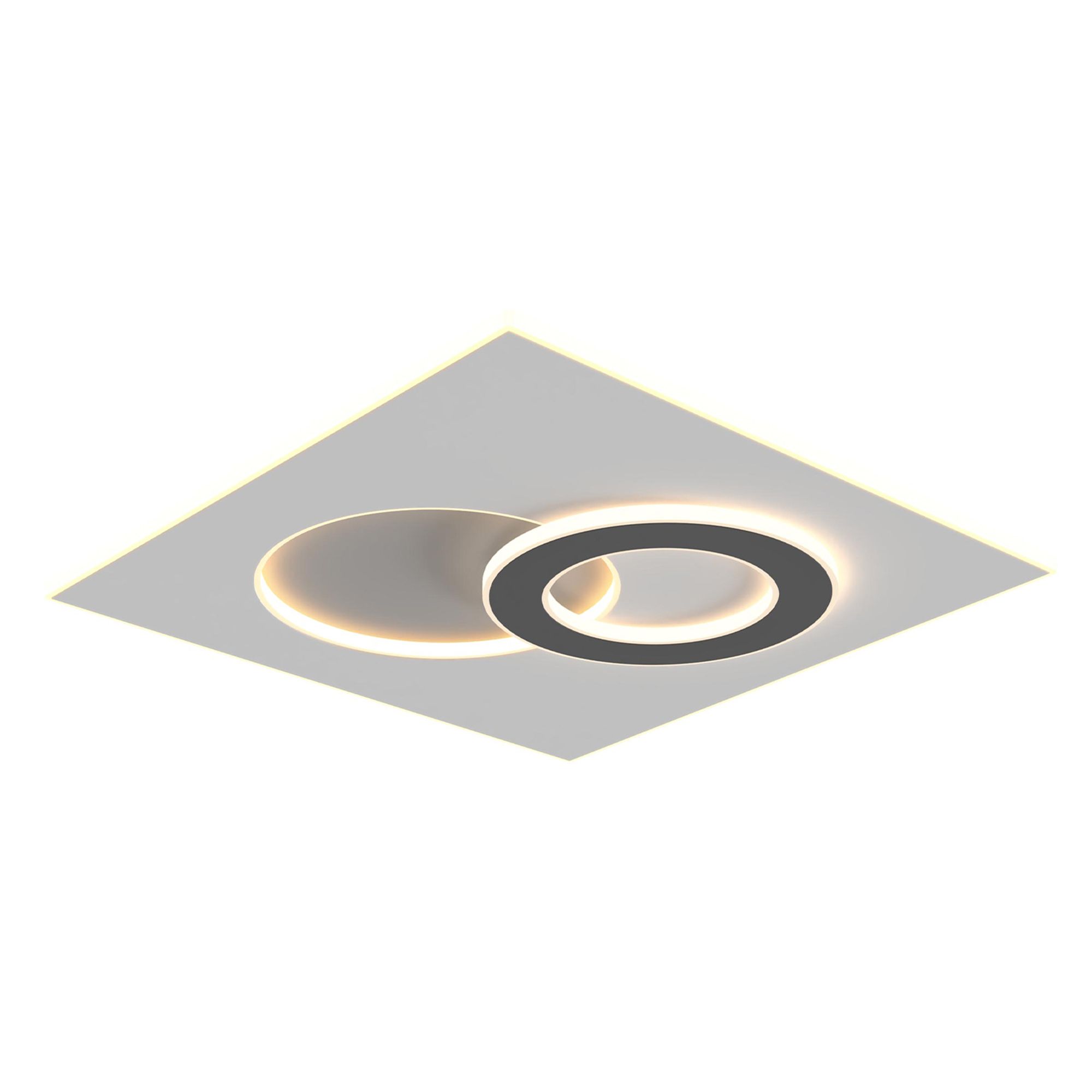 Plafonnier LED dimmable CEIL blanc 55x55cm