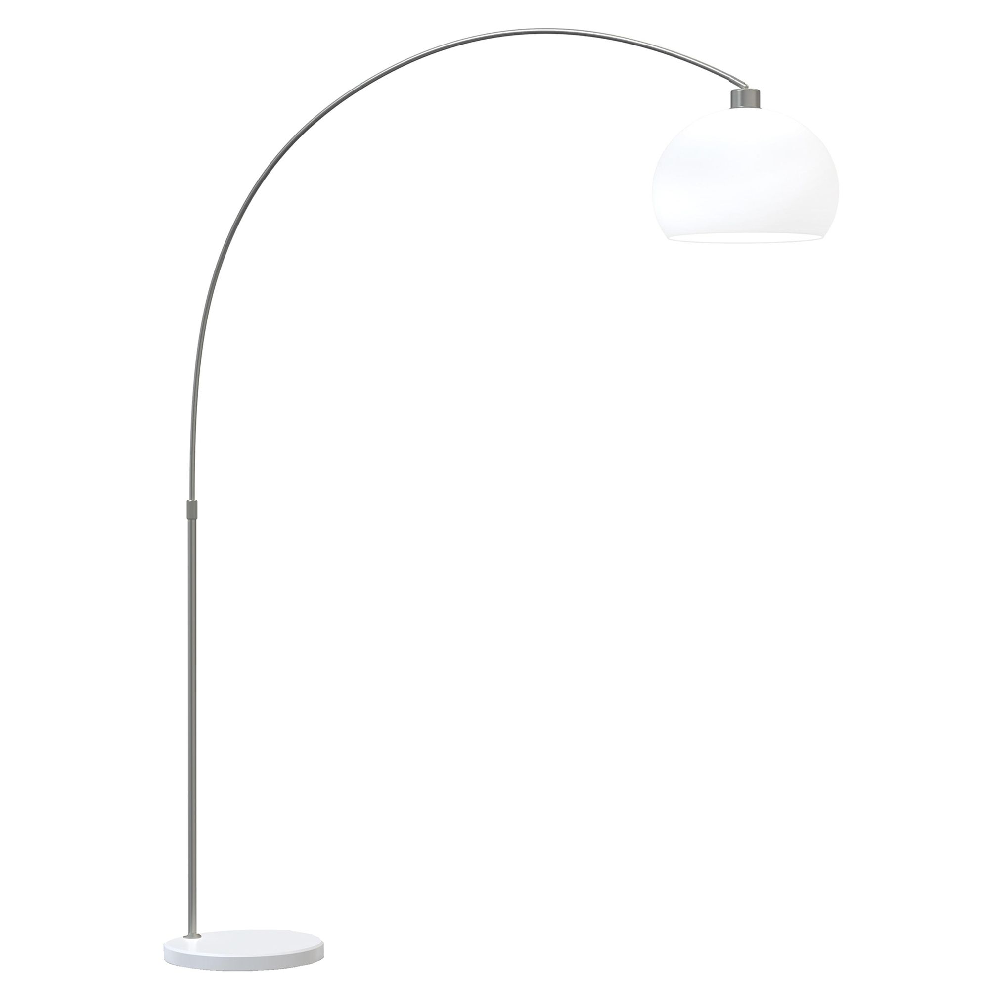 Pied de lampadaire FLOOR BASE nickel gris H200cm