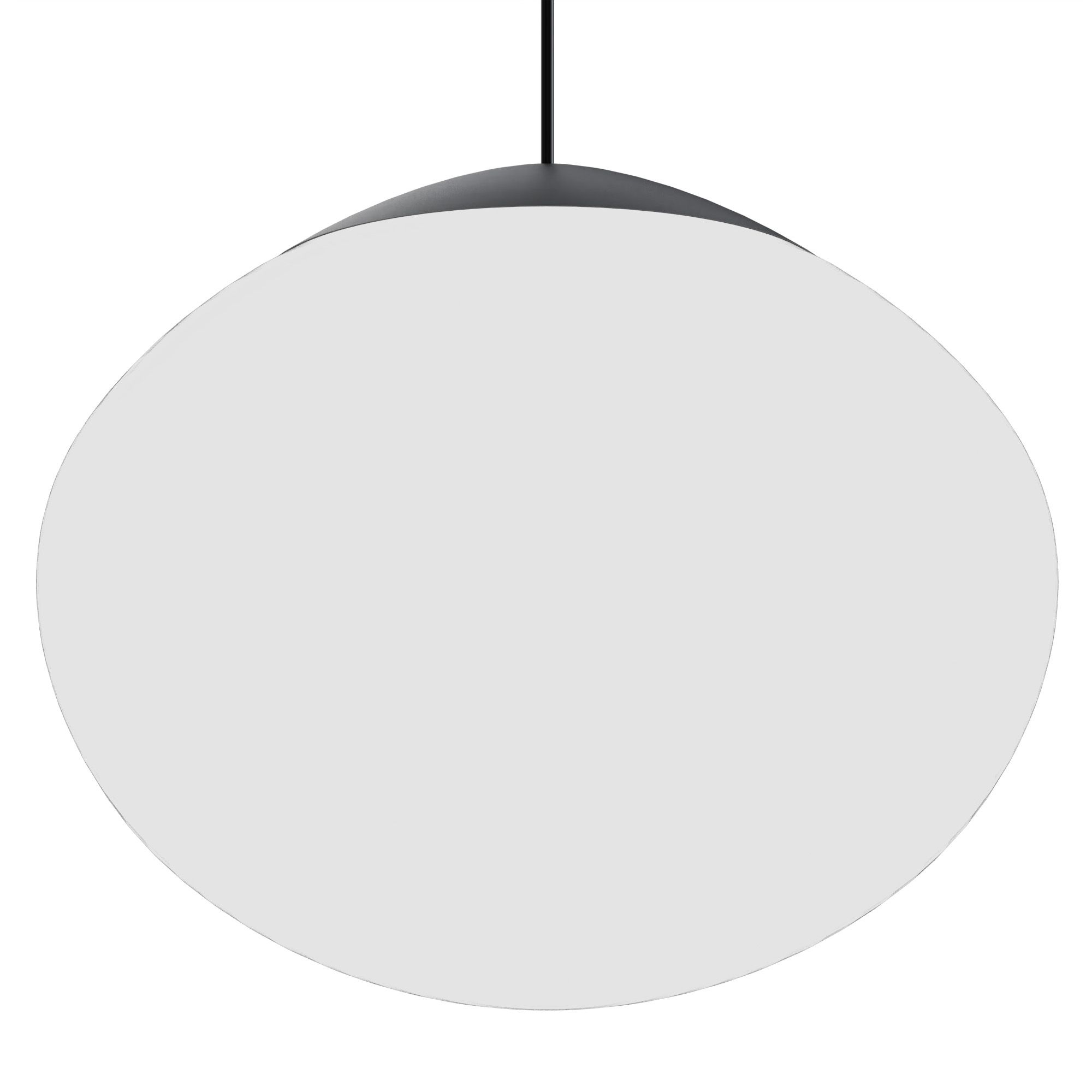 Suspension LED dimmable ETREROS avec télécommande verre opalin Ø24cm