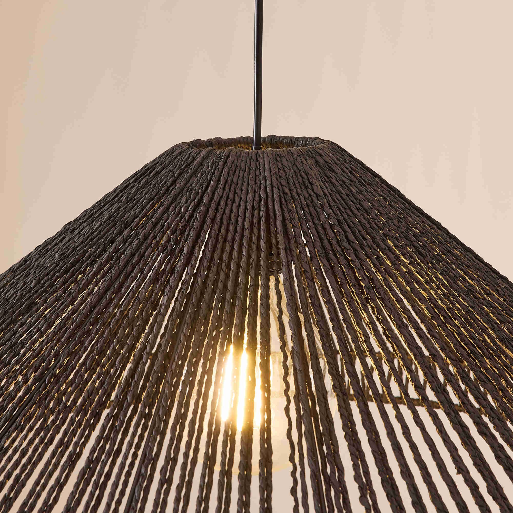 Suspension TOKYO corde de papier naturel Ø70cm