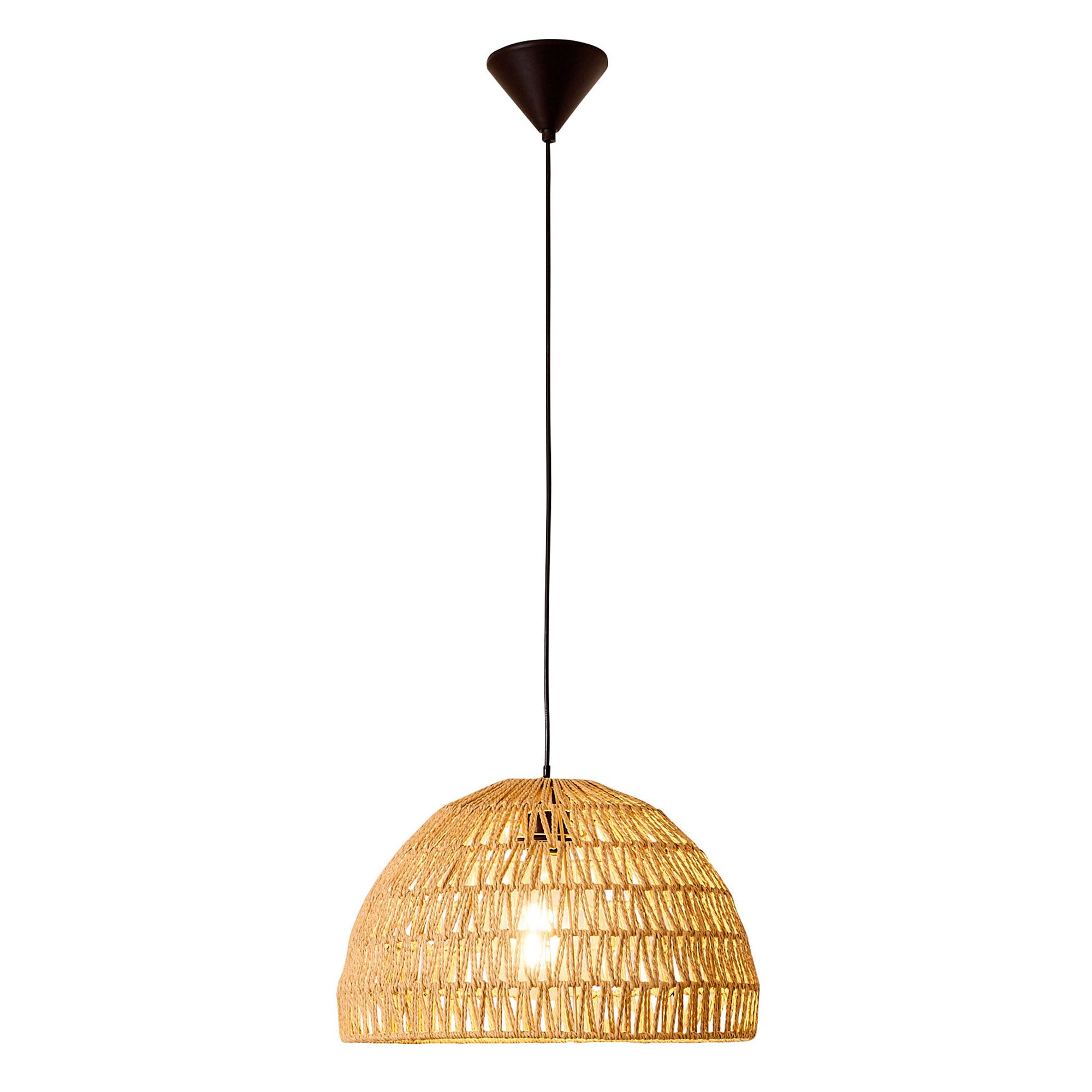 Suspension HARRY corde en papier naturel Ø40cm
