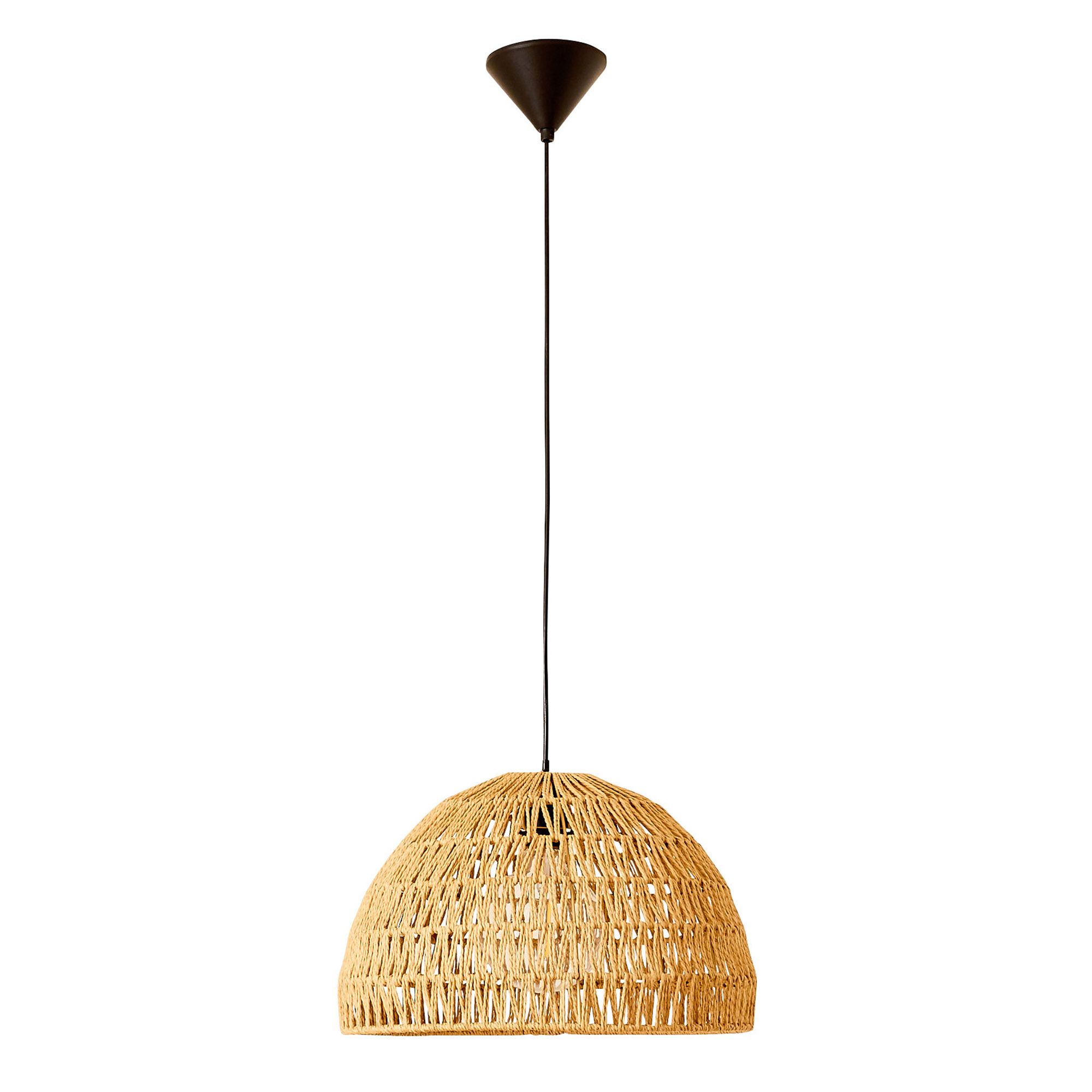 Suspension HARRY corde en papier naturel Ø40cm