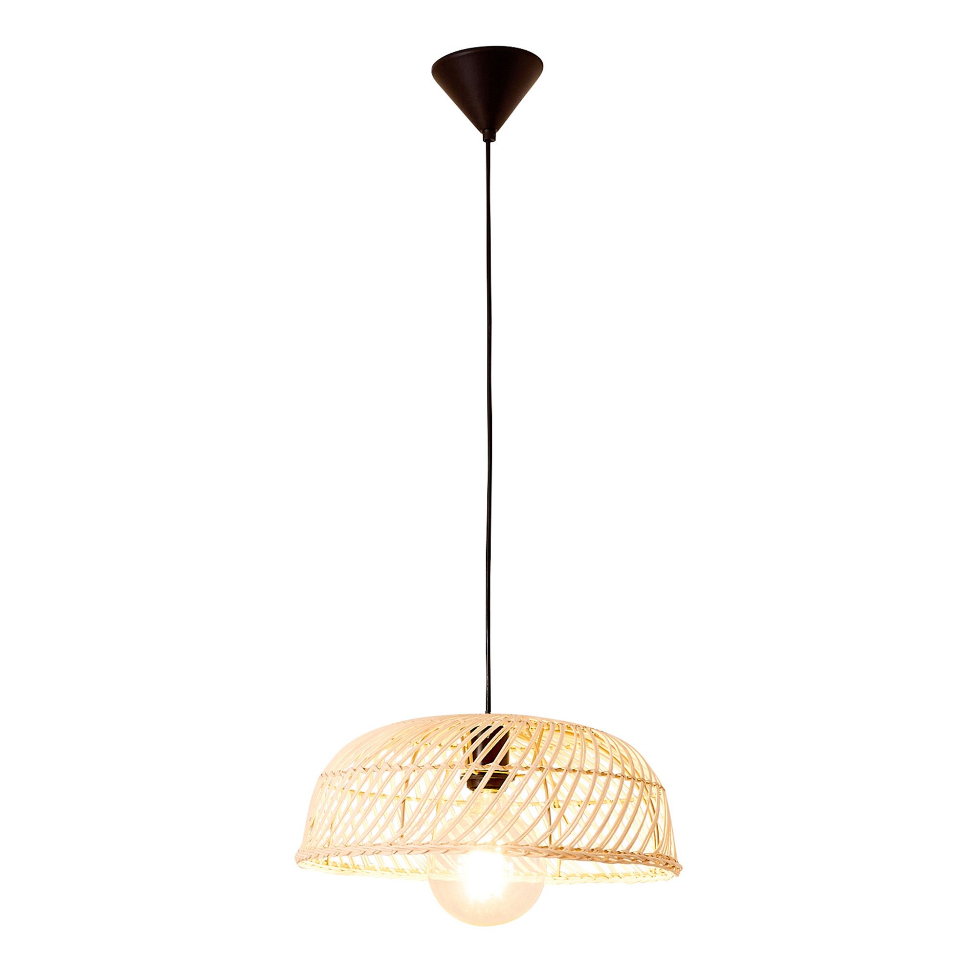 Suspension SAPA en rotin naturel Ø40cm