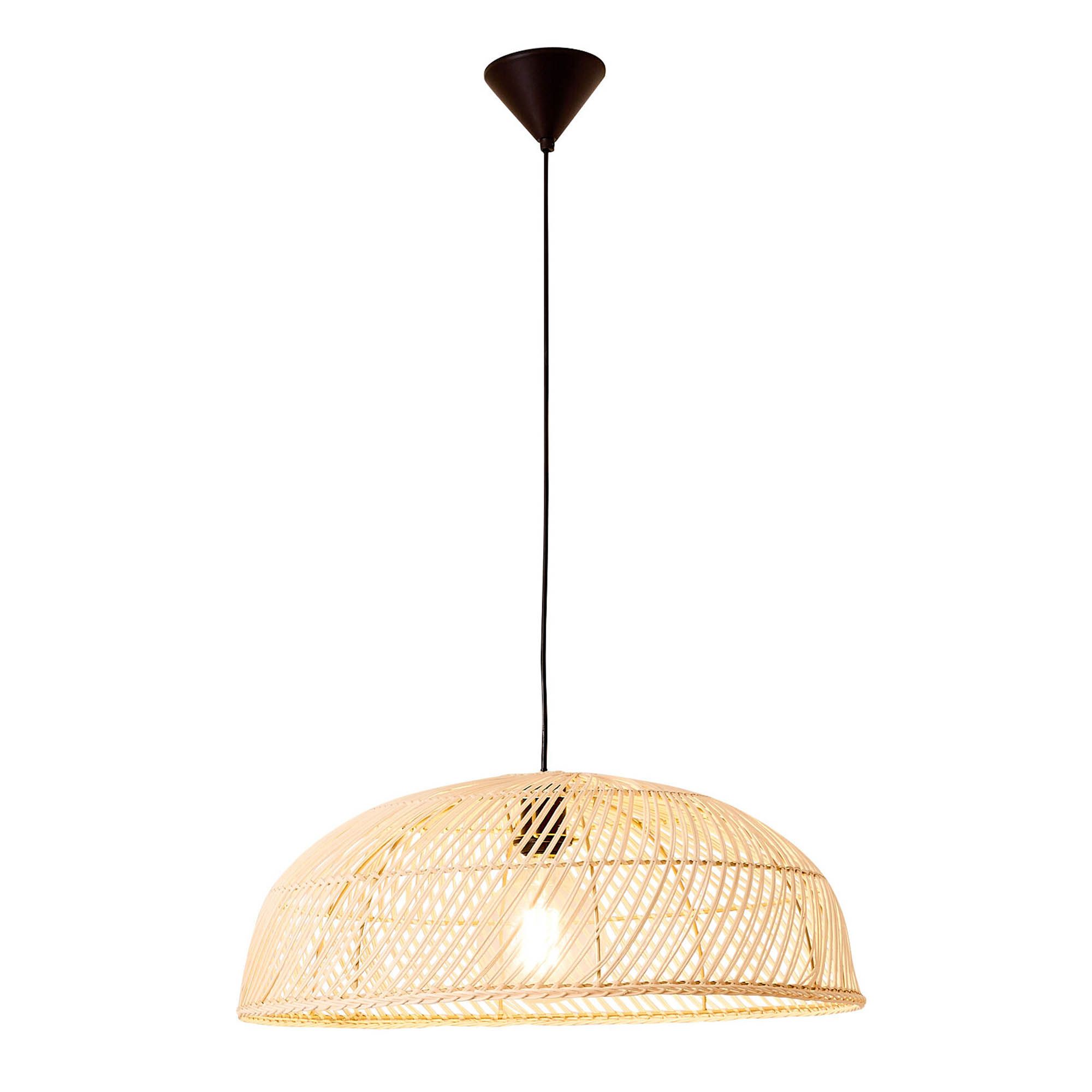 Suspension SAPA en rotin naturel Ø60cm