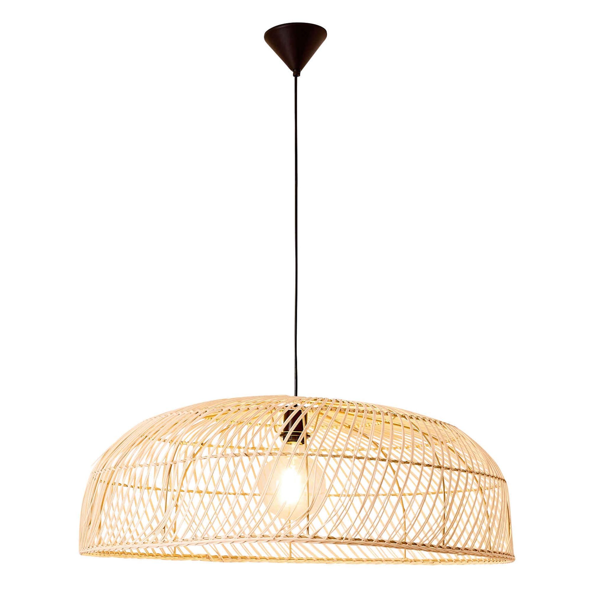 Suspension SAPA en rotin naturel Ø80cm