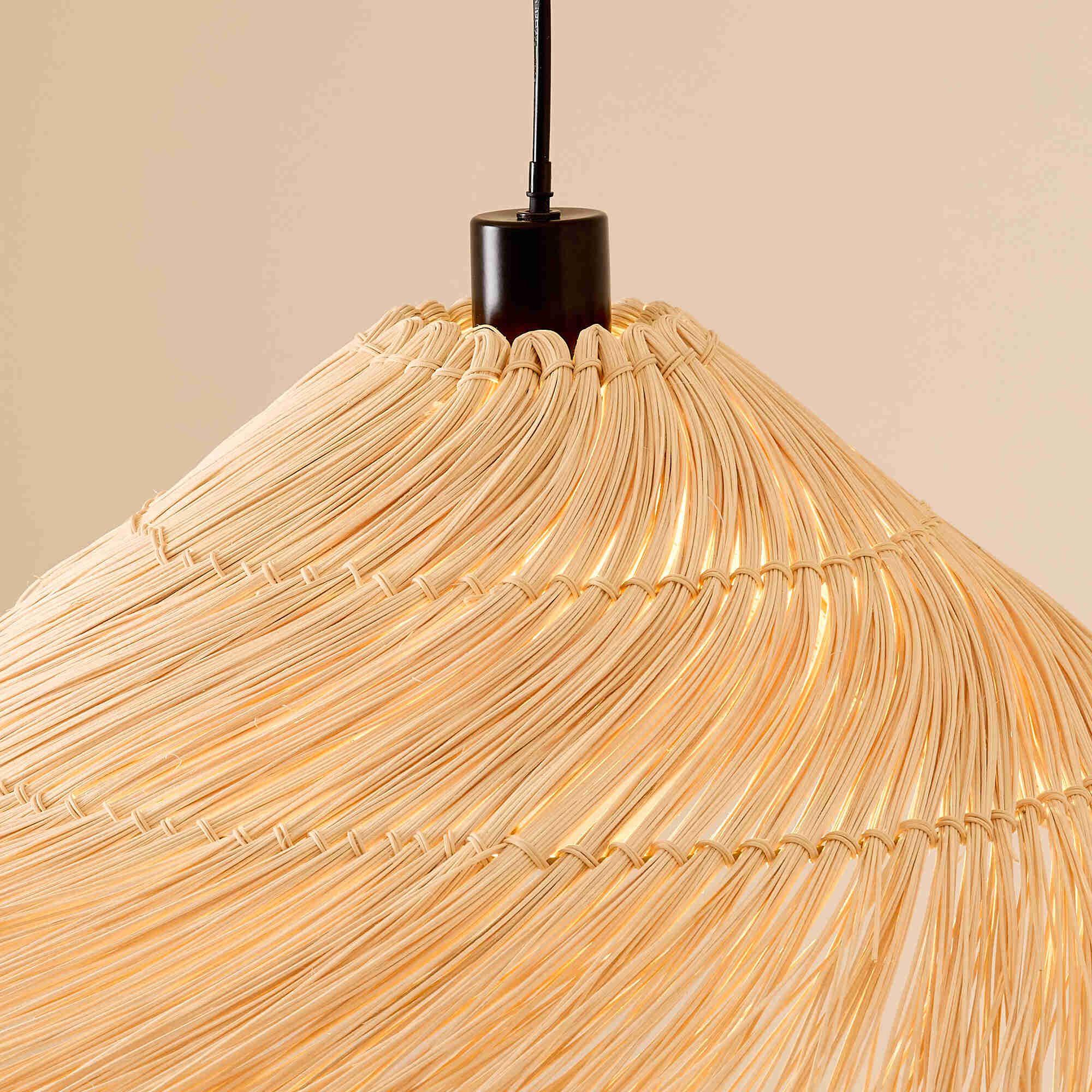 Suspension MEKONG rotin naturel Ø70 cm
