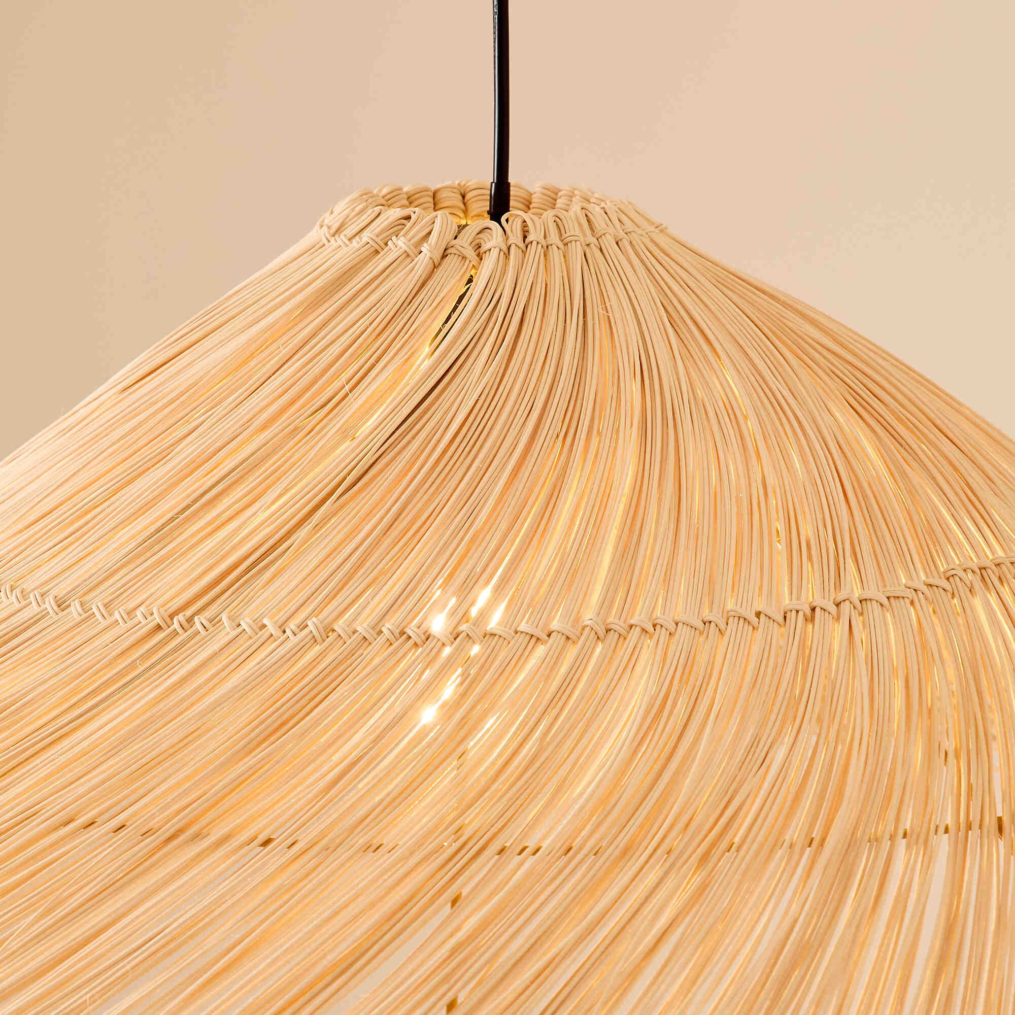 Suspension MEKONG rotin naturel Ø100 cm