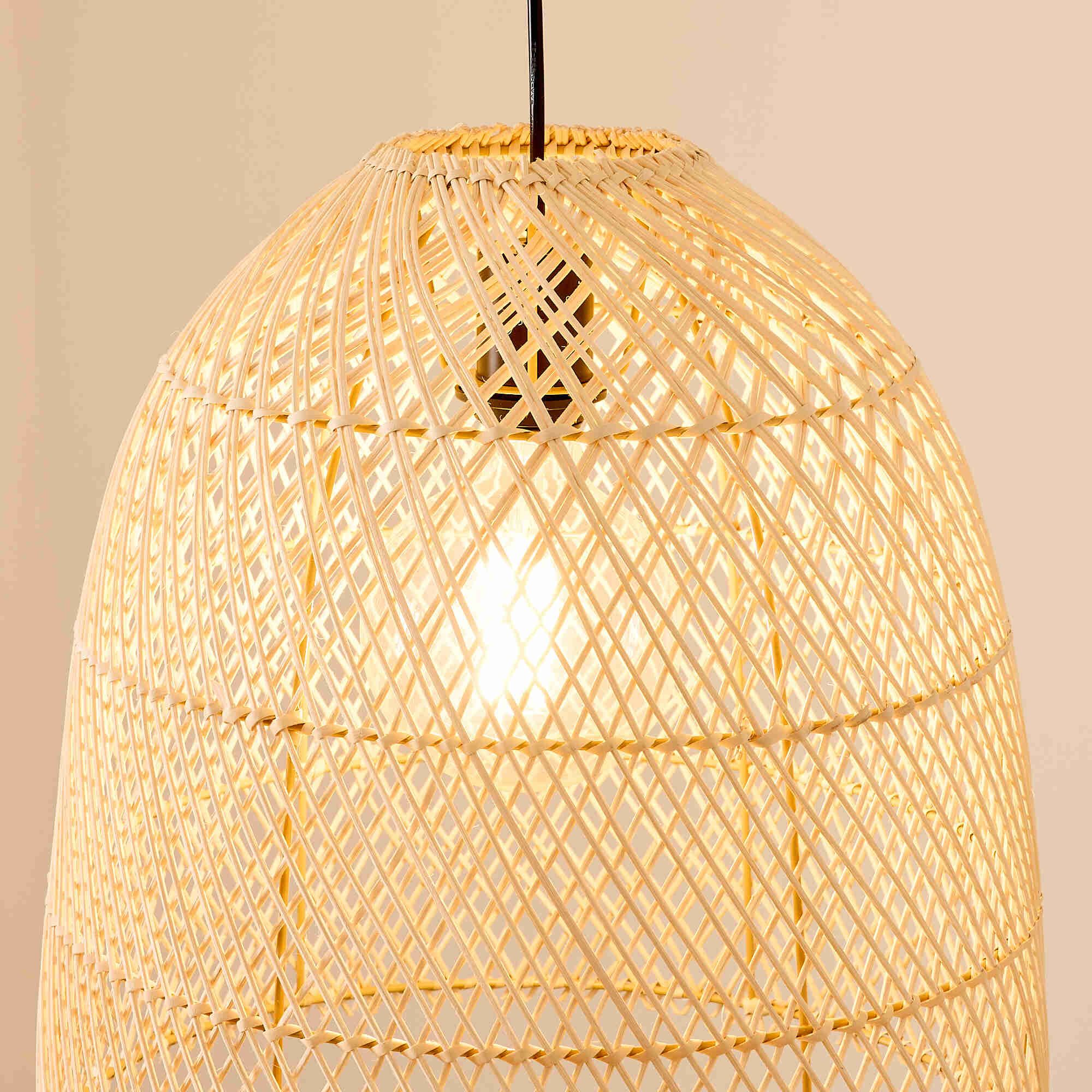 Suspension BALI rotin naturel Ø40 cm