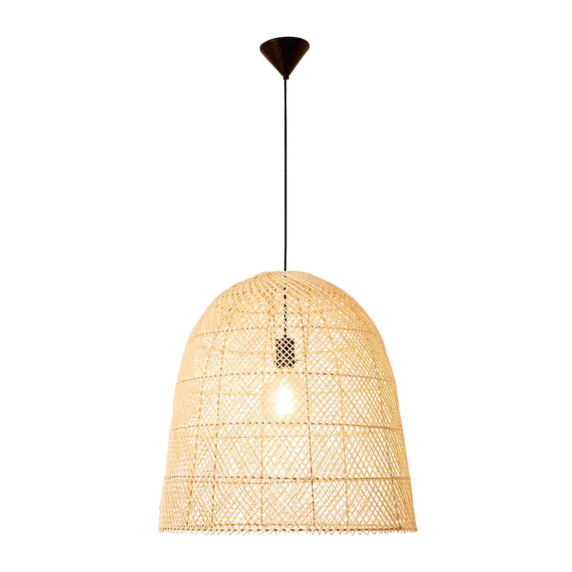 Suspension BALI rotin naturel Ø60 cm