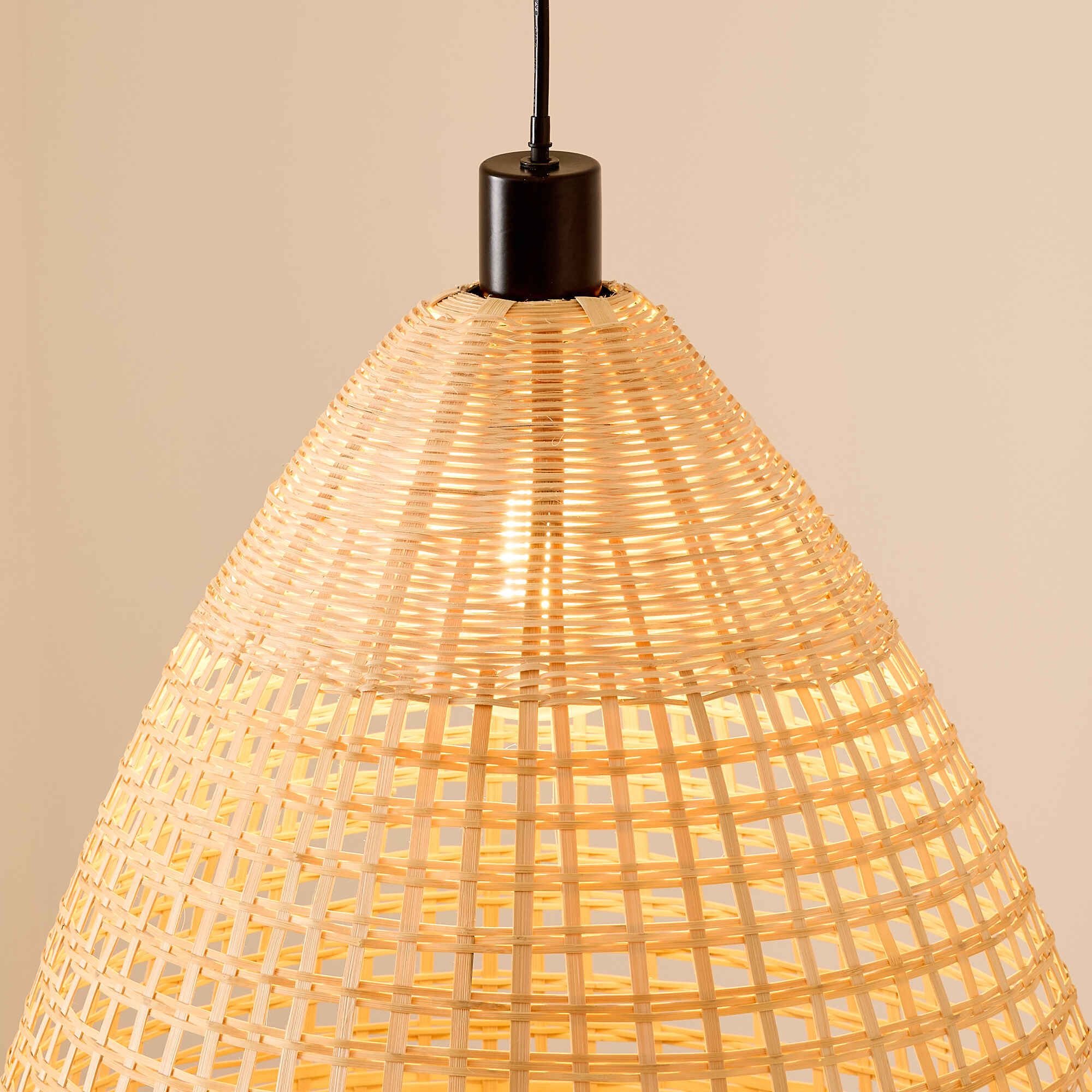 Suspension DANANG corde en papier naturel Ø50cm