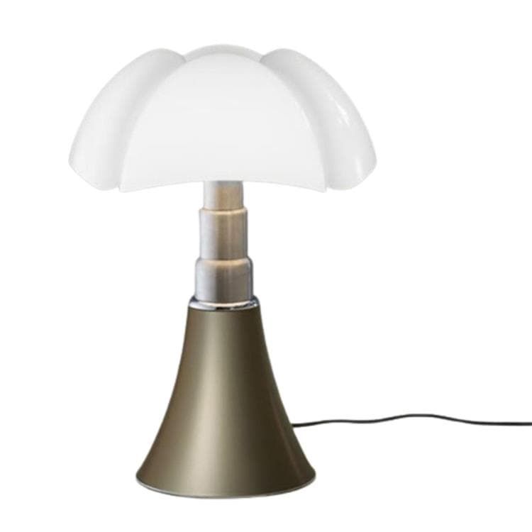 Lampe LED MINI PIPISTRELLO dimmable sable doré H35cm