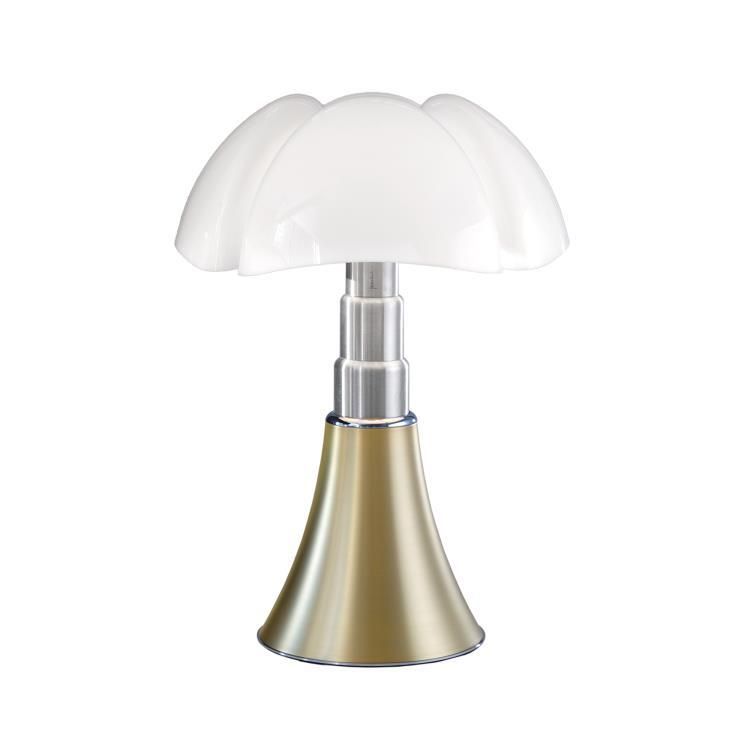 Lampe LED dimmable PIPISTRELLO MEDIUM   sable/doré HT62cm