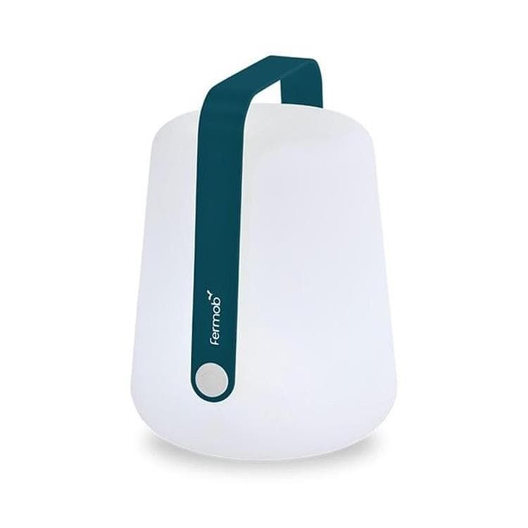 Lampe d'extérieur LED BALAD nomade bleue acapulco/blanc H25cm