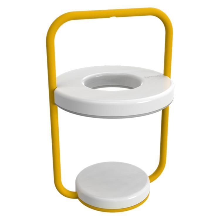 Lampe d'extérieur LED ULLI nomade miel/blanc H30cm