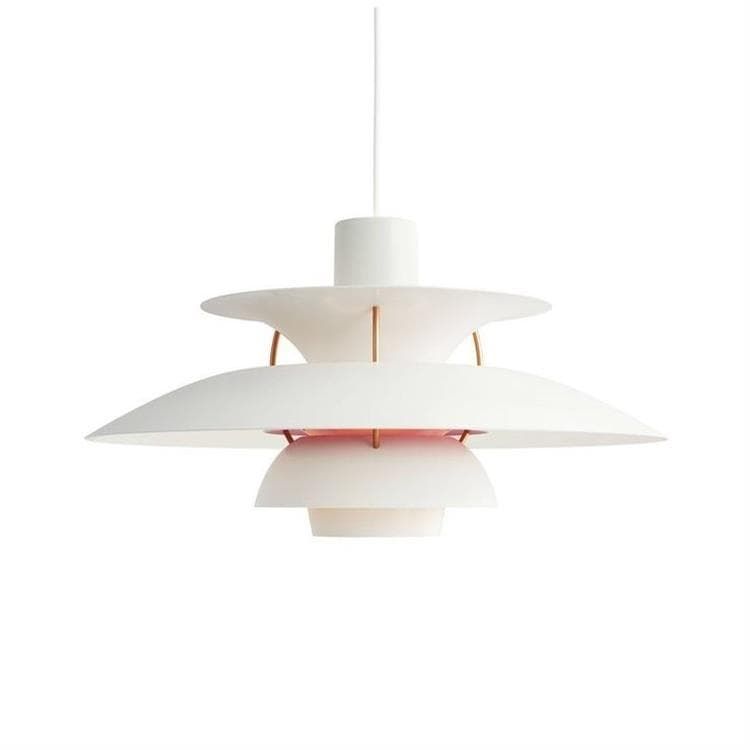 Suspension PH5 Métal blanc Ø50cm