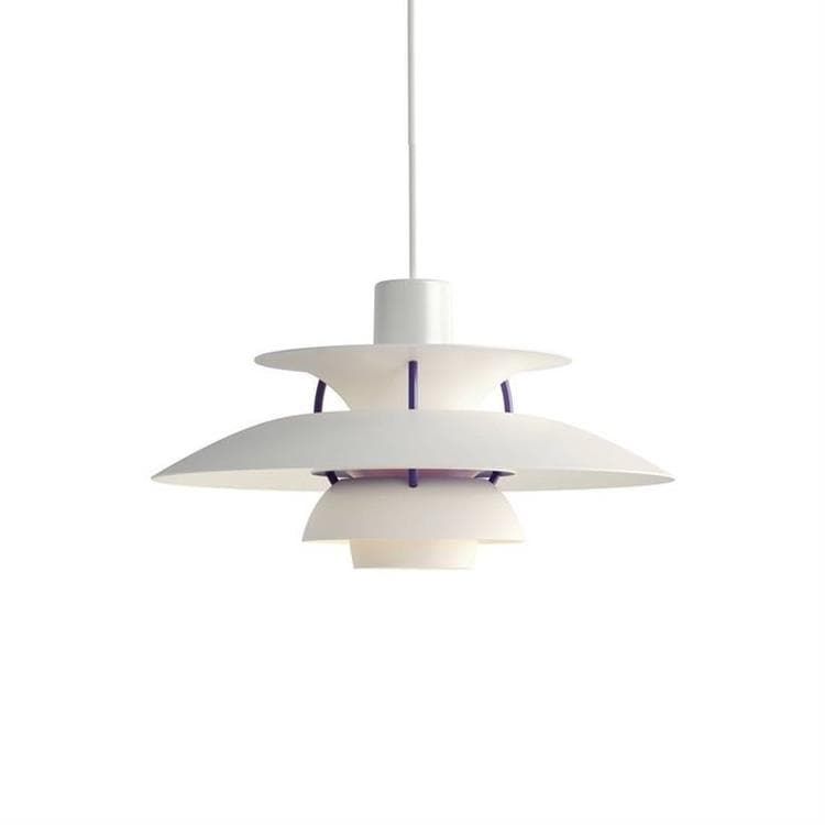 Suspension PH5 MINI blanc/bleu Ø30cm