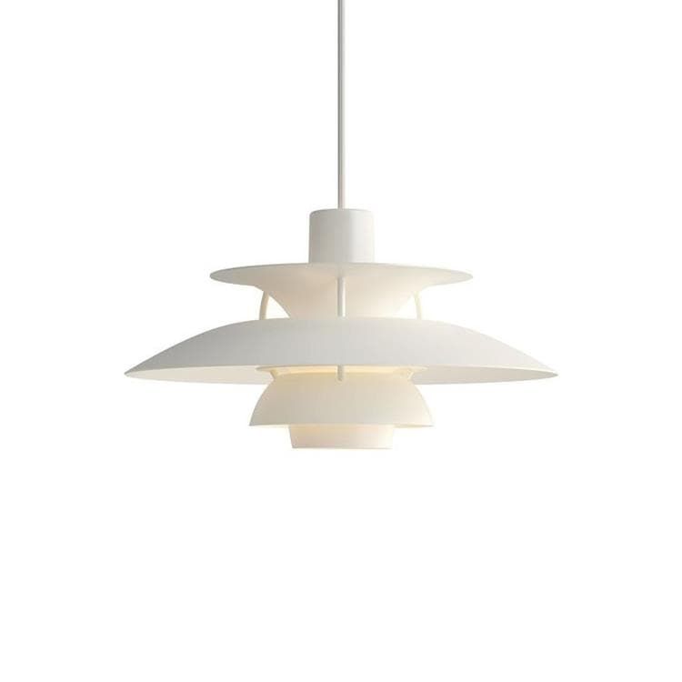 Suspension PH5 mini Métal blanc Ø30cm